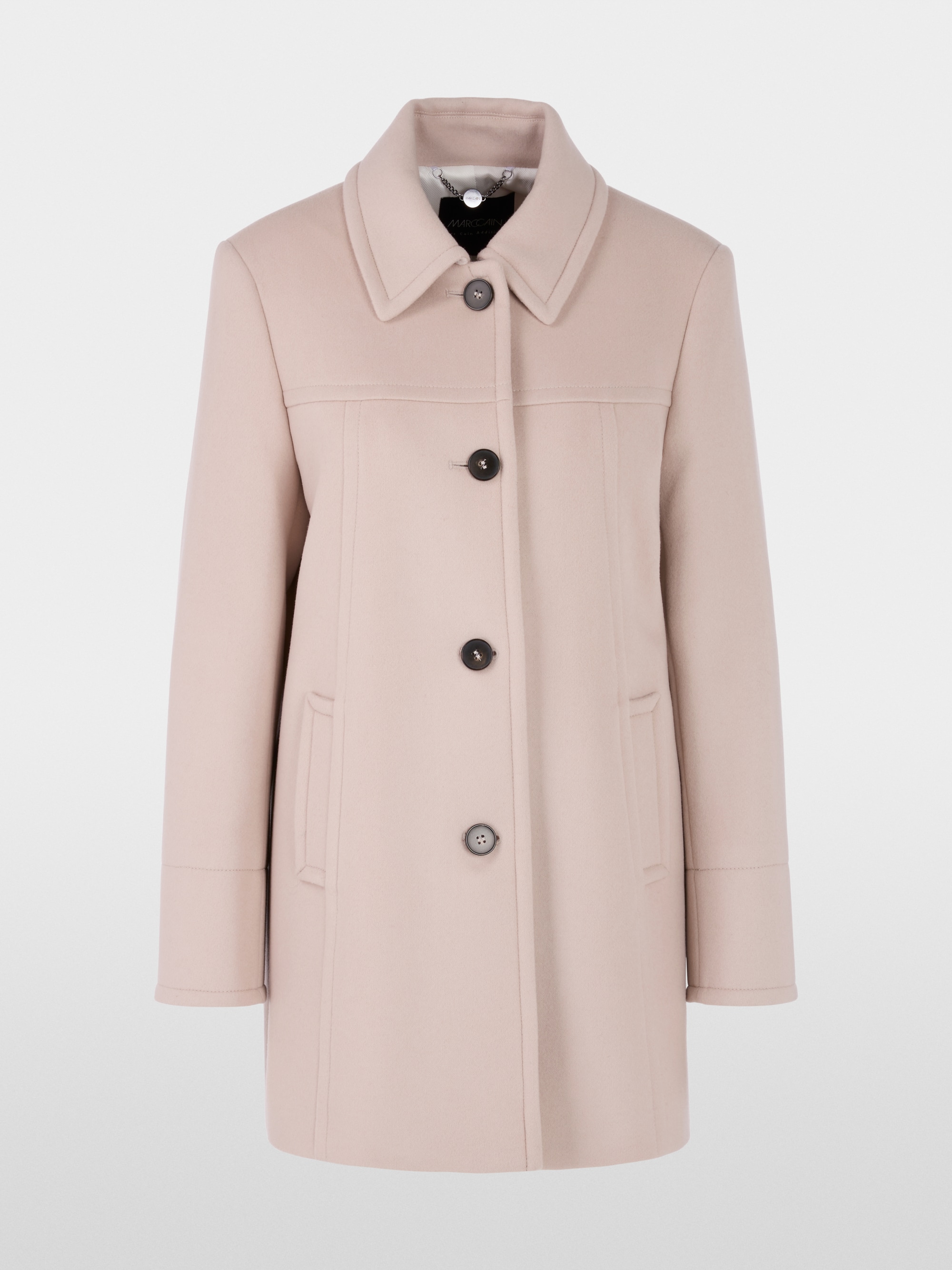 Jacke aus Schurwolle mit Kaschmir