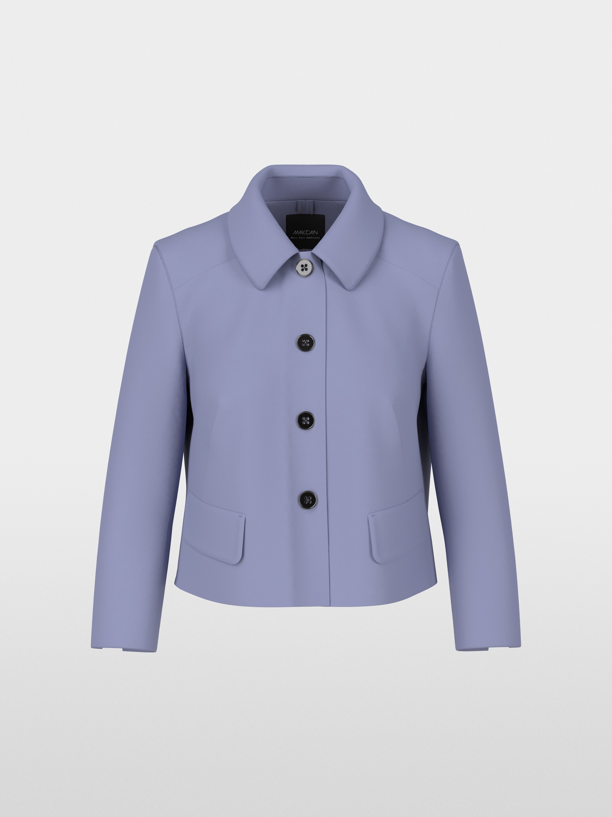 Kurzjacke mit Ärmelschlitzen