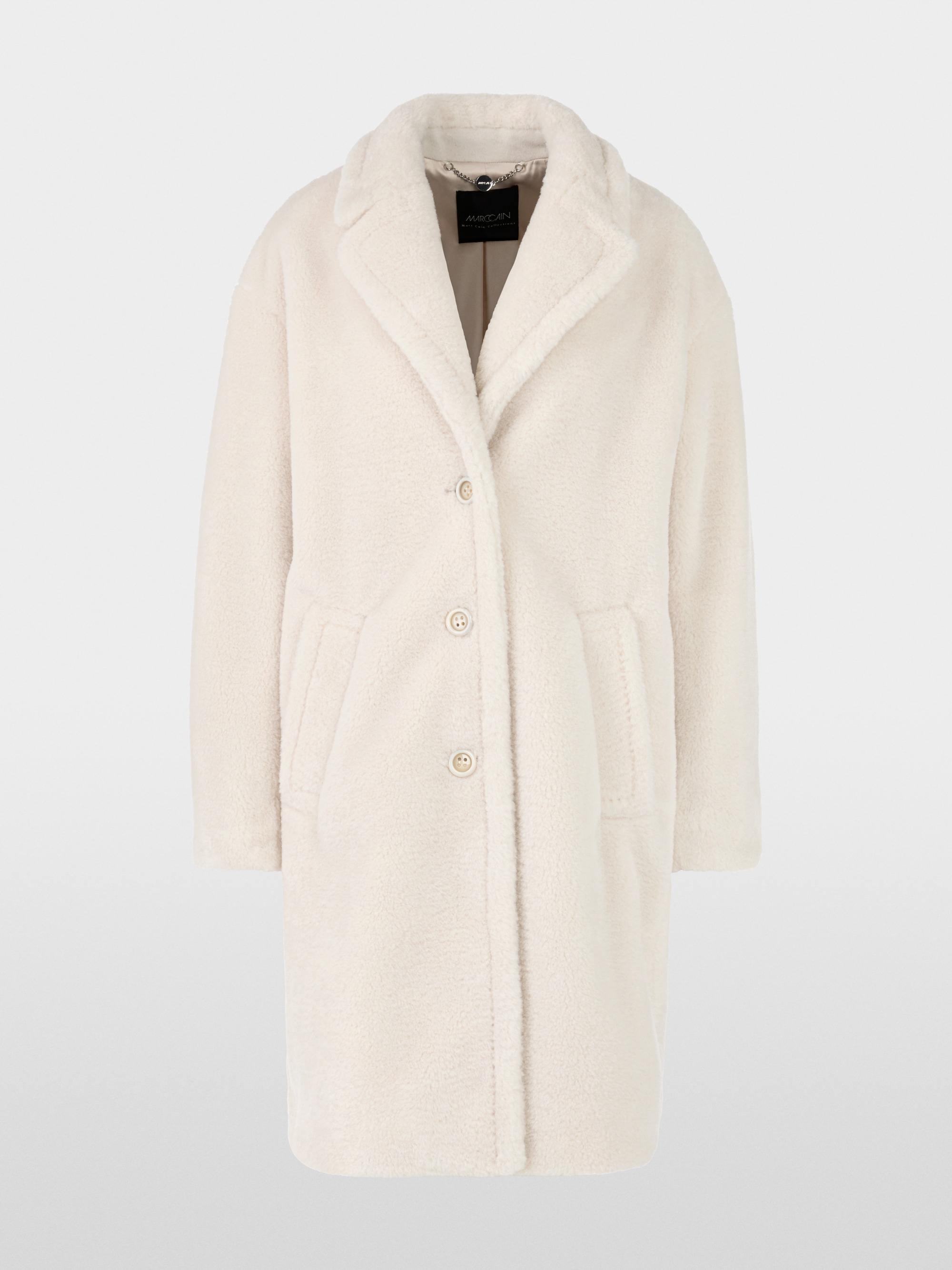 Fake fur jas in oversized model