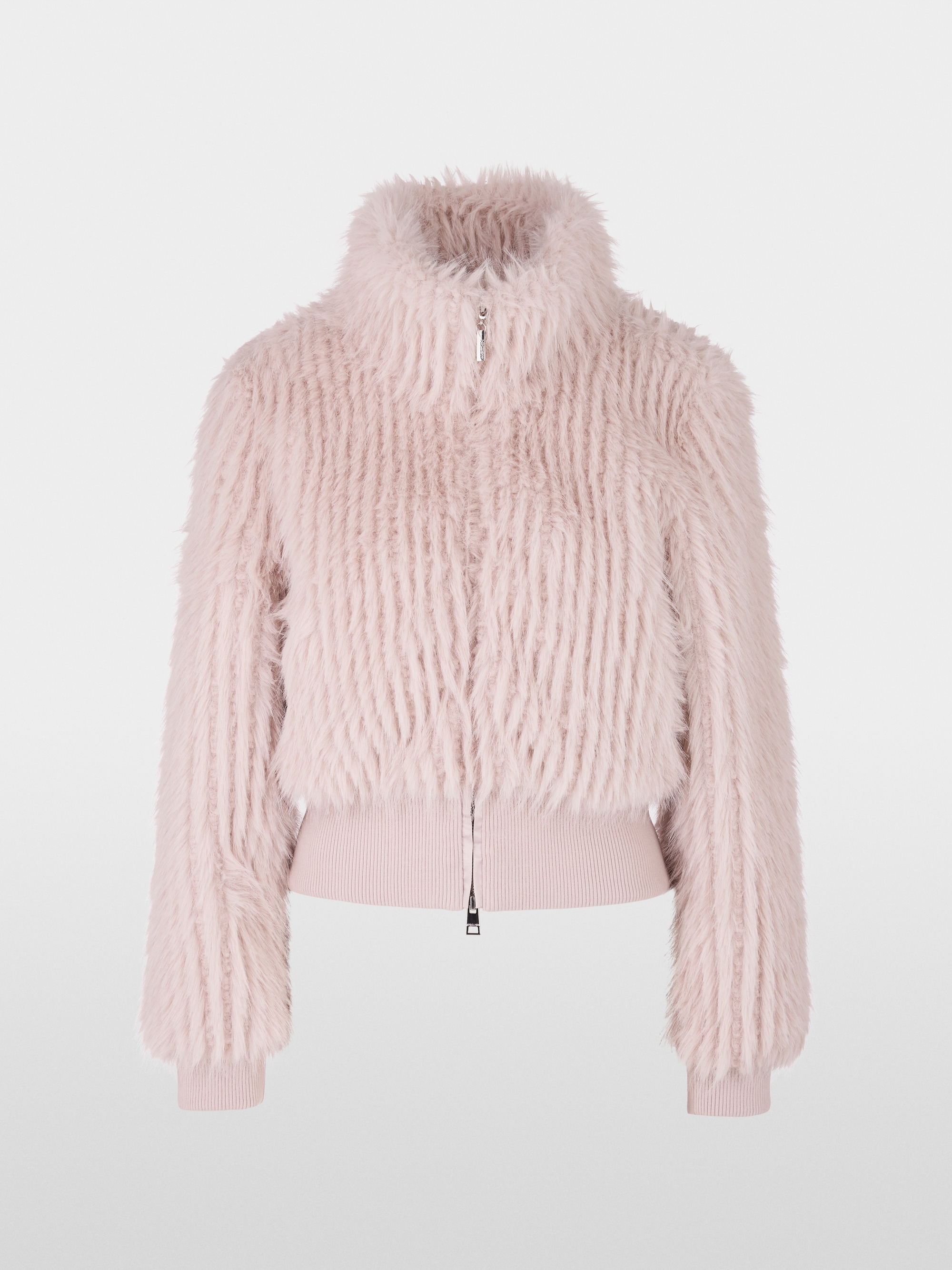 Kurze Kunstpelz Jacke