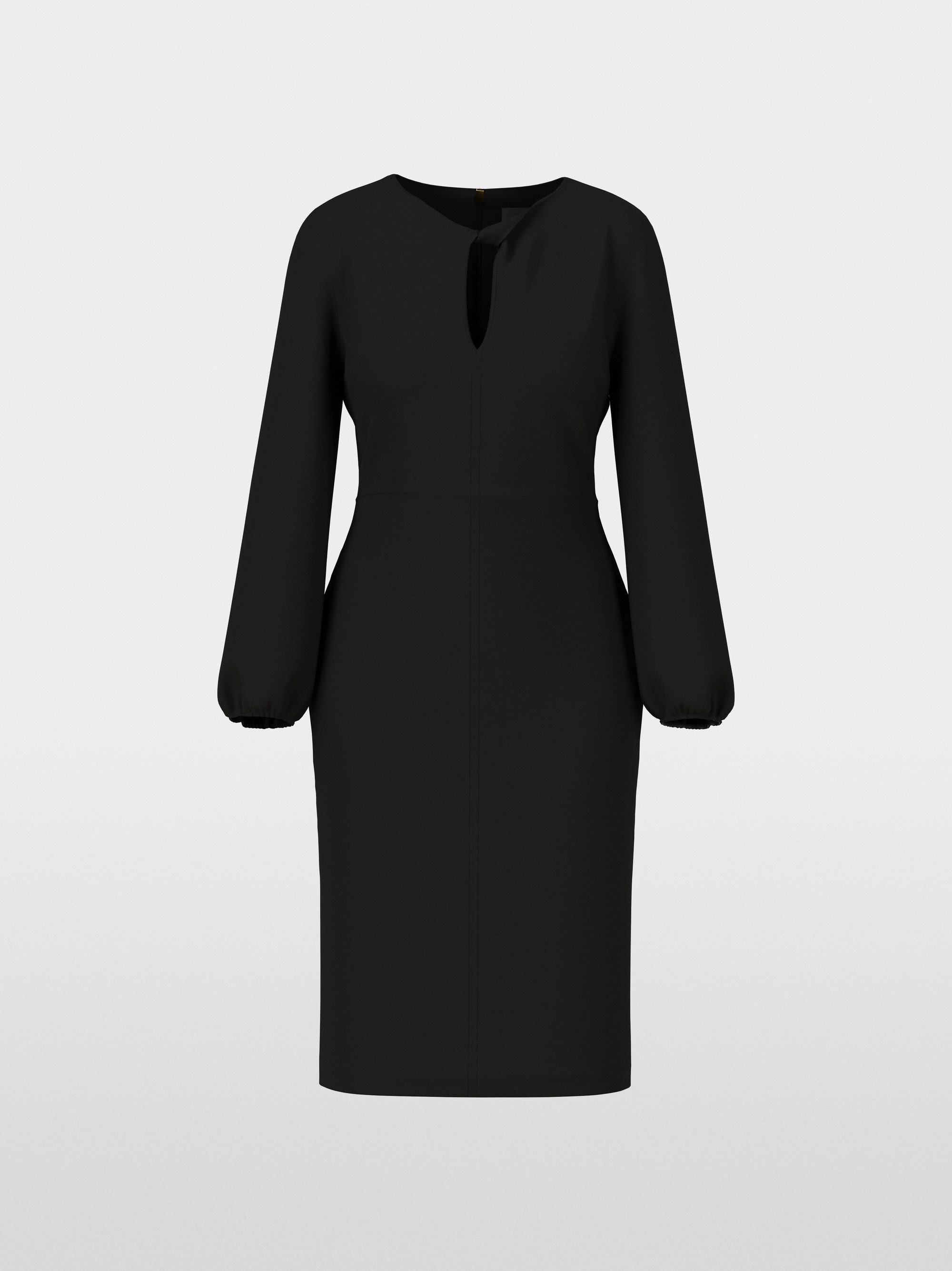 Elegante jurk met overslagdetail