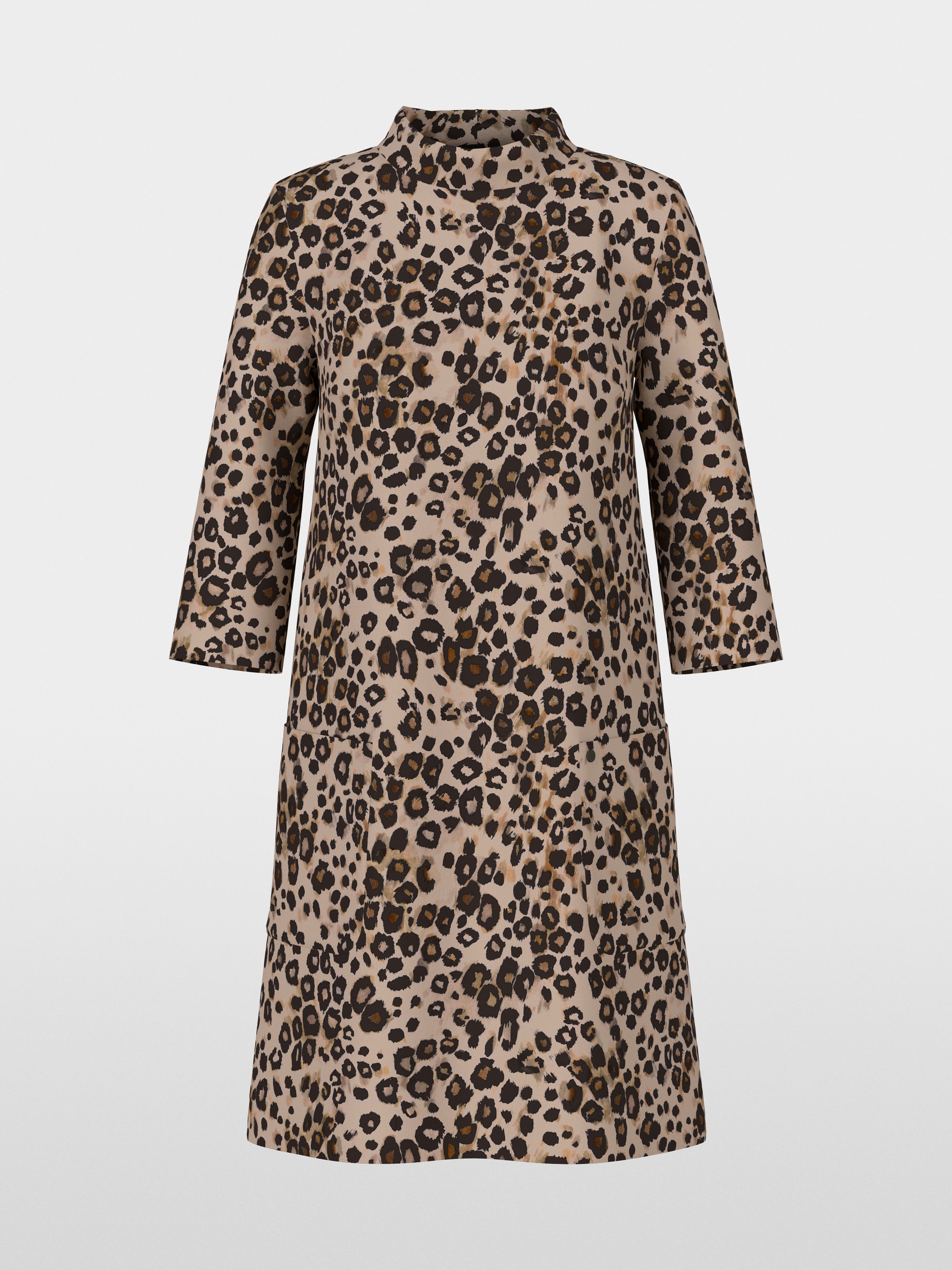 Robe léopard en jersey scuba