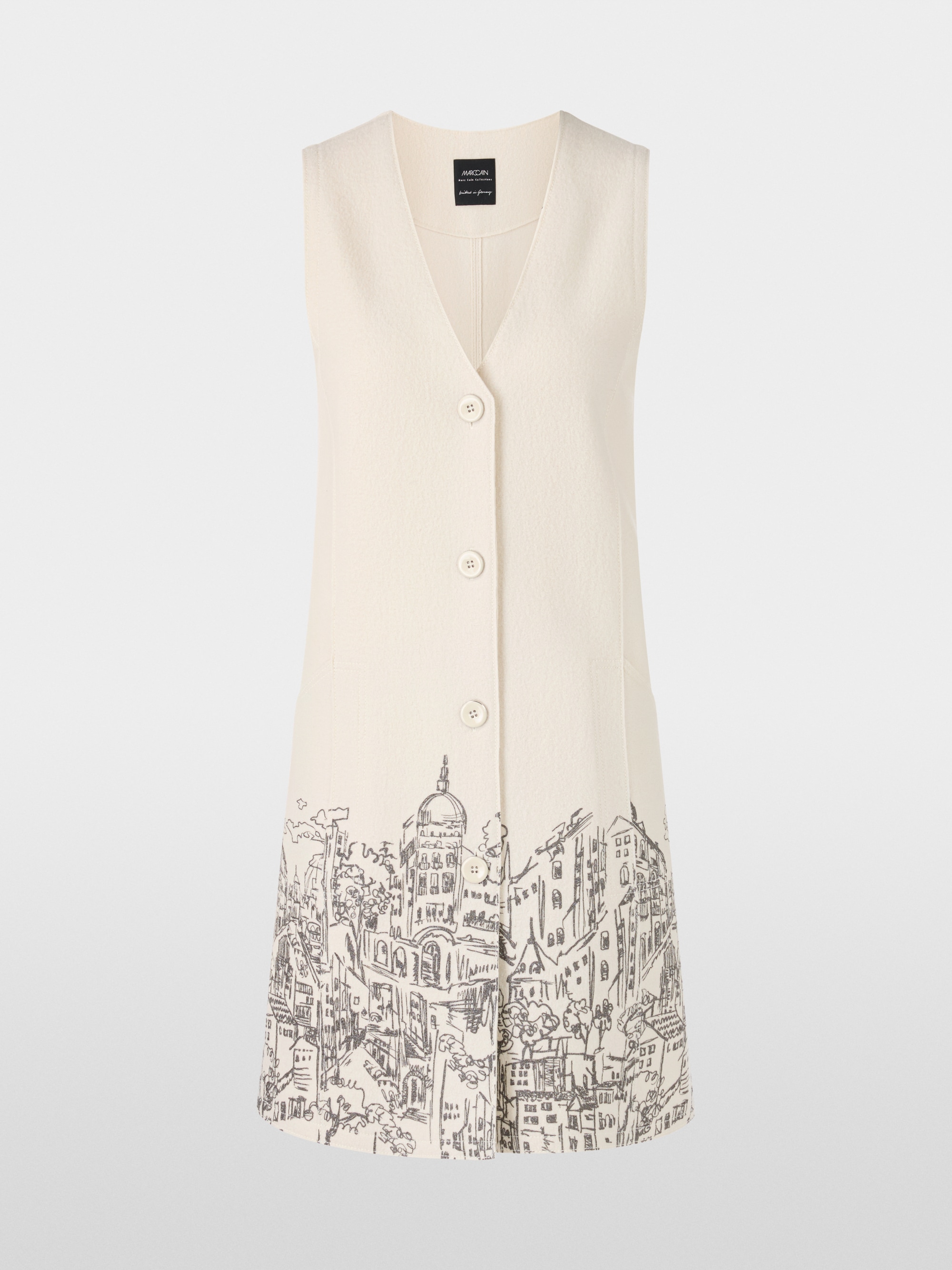 Robe en laine bouillie Knitted in Germany