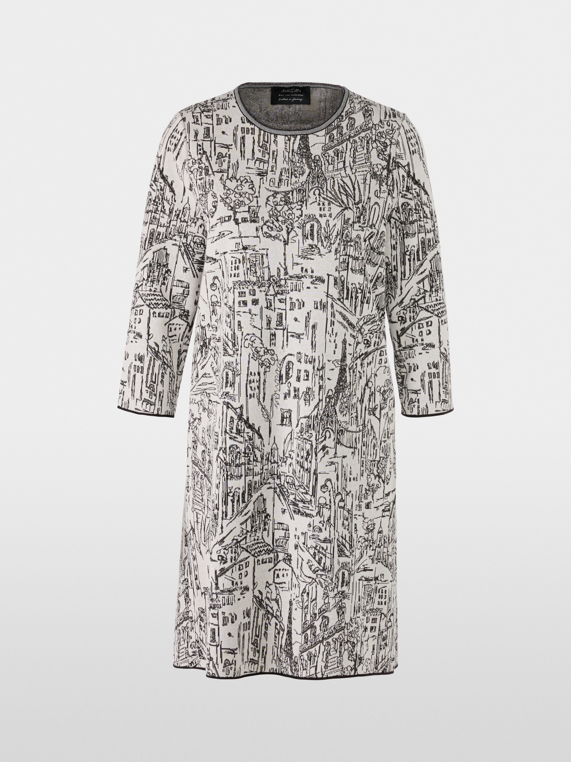 Knitted in Germany dress with motif
