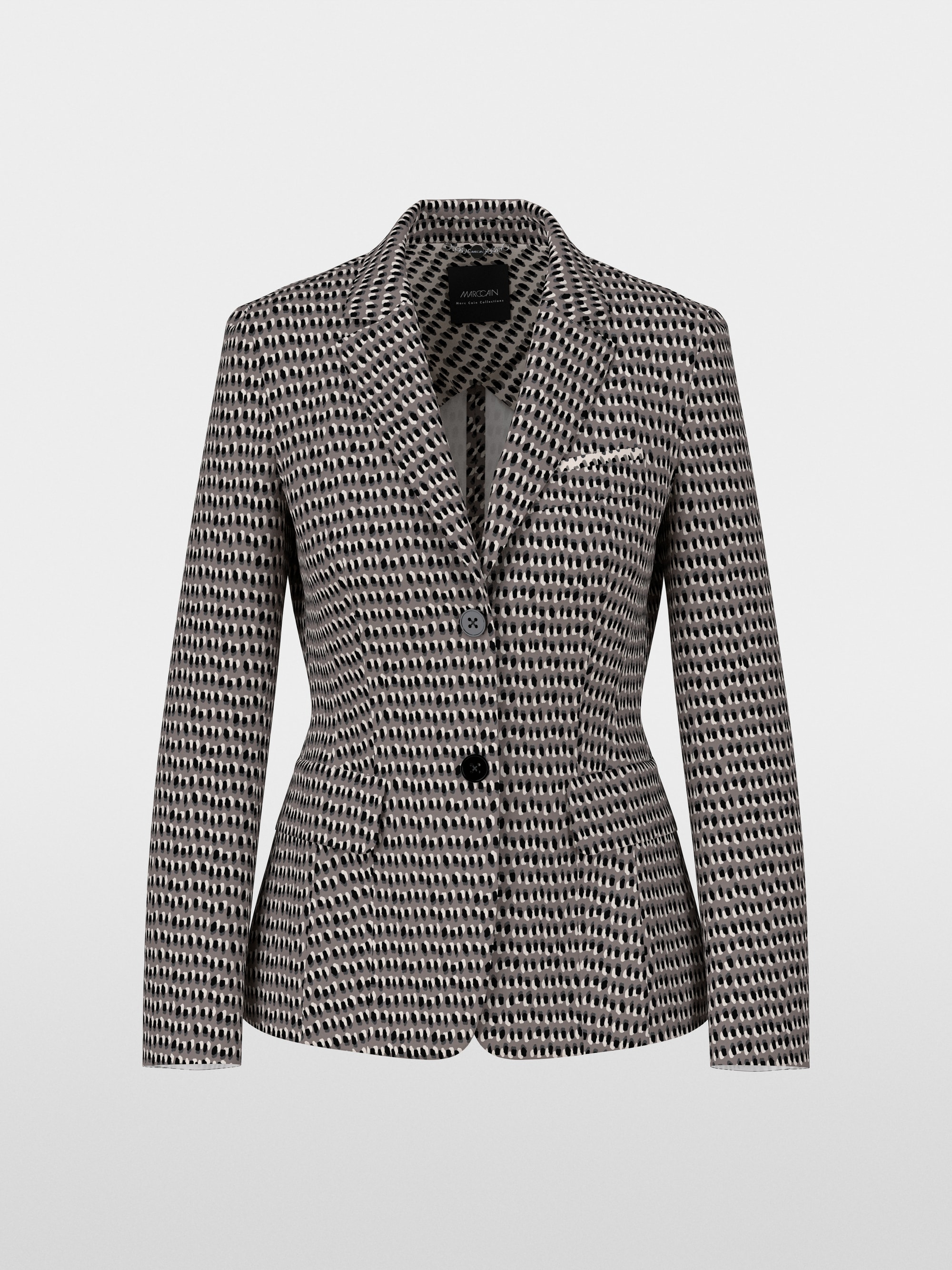 Blazer with tie belt