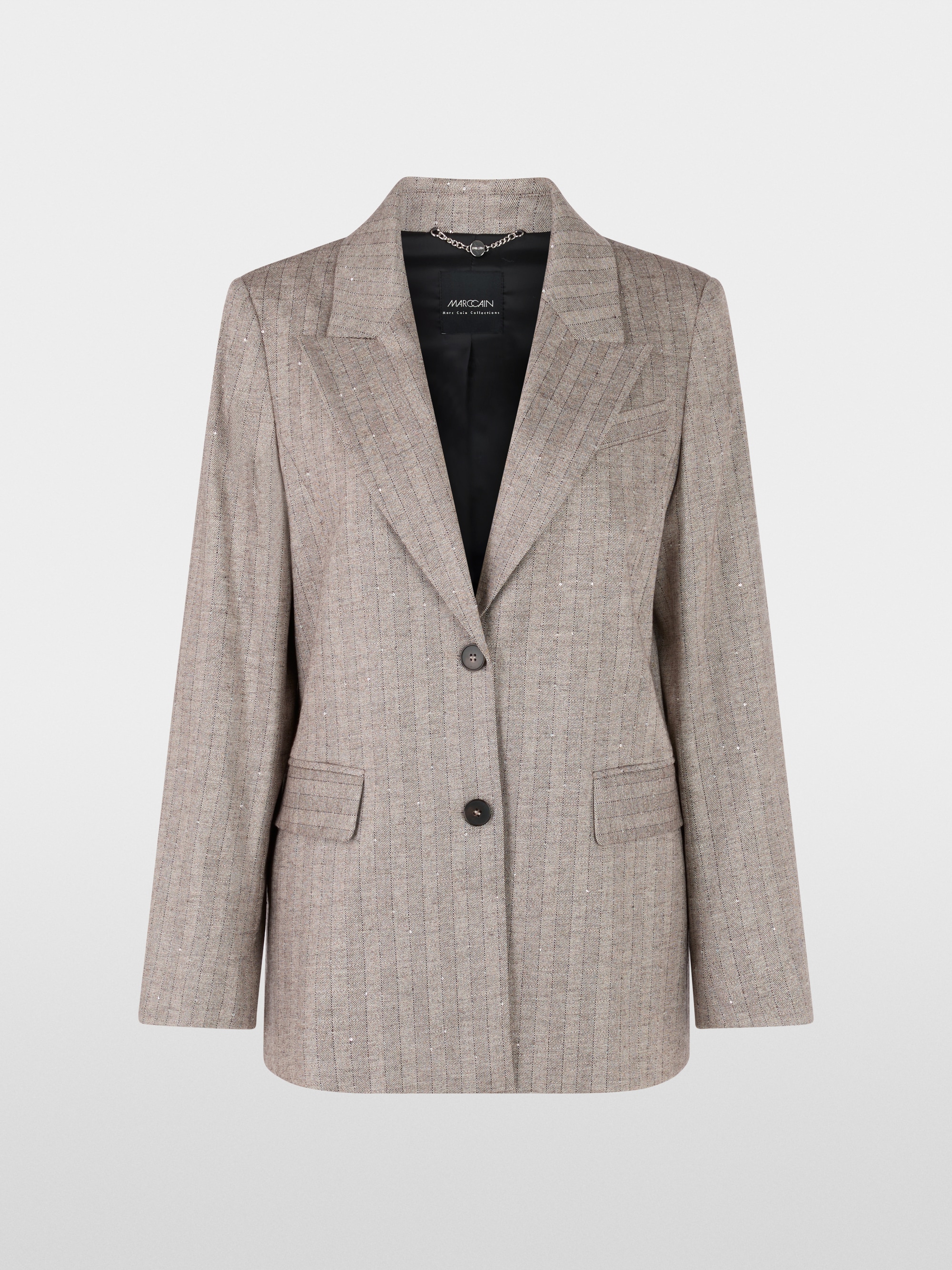 Elegant blazer with stripes