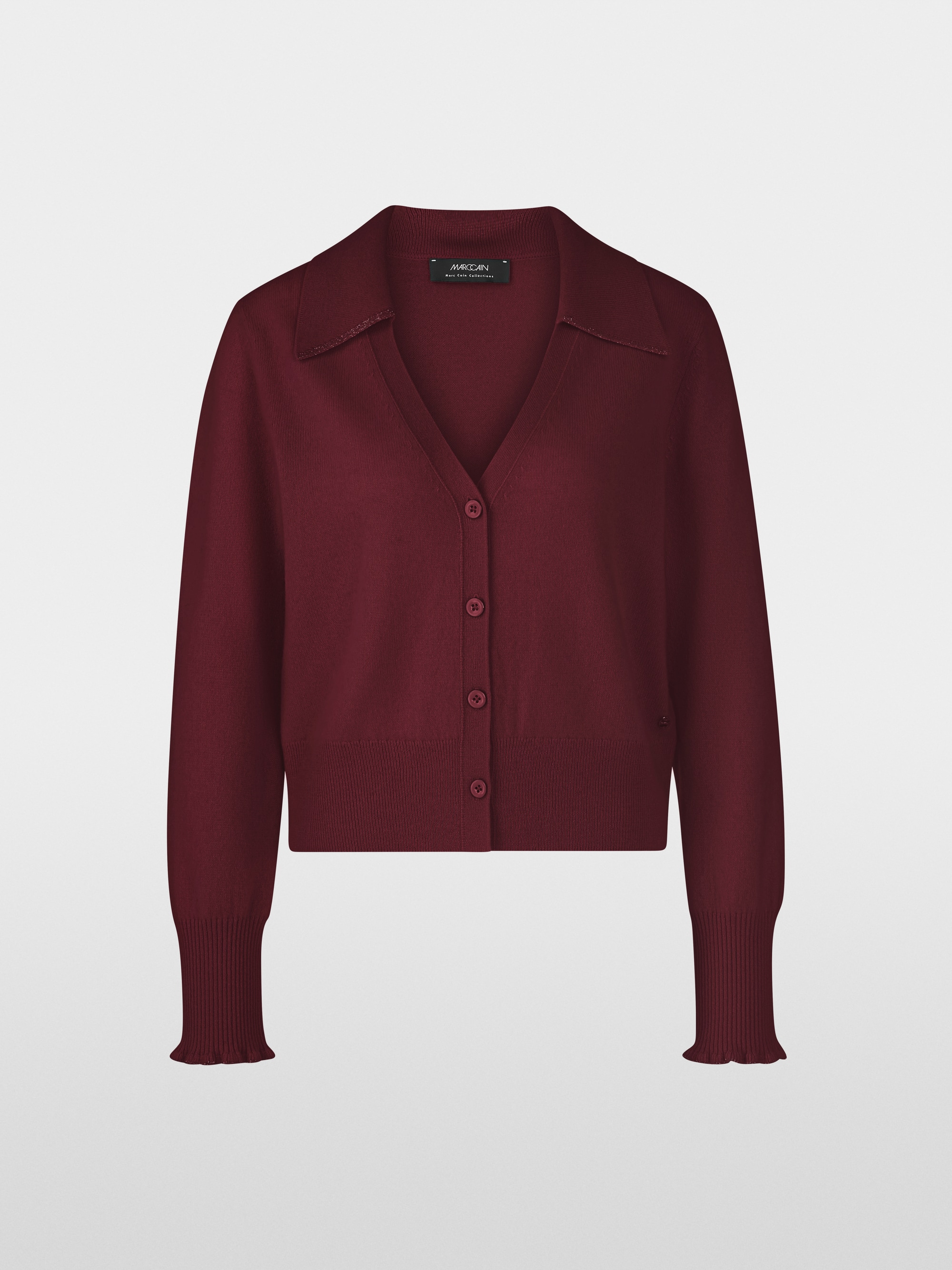 Cardigan court en cachemire