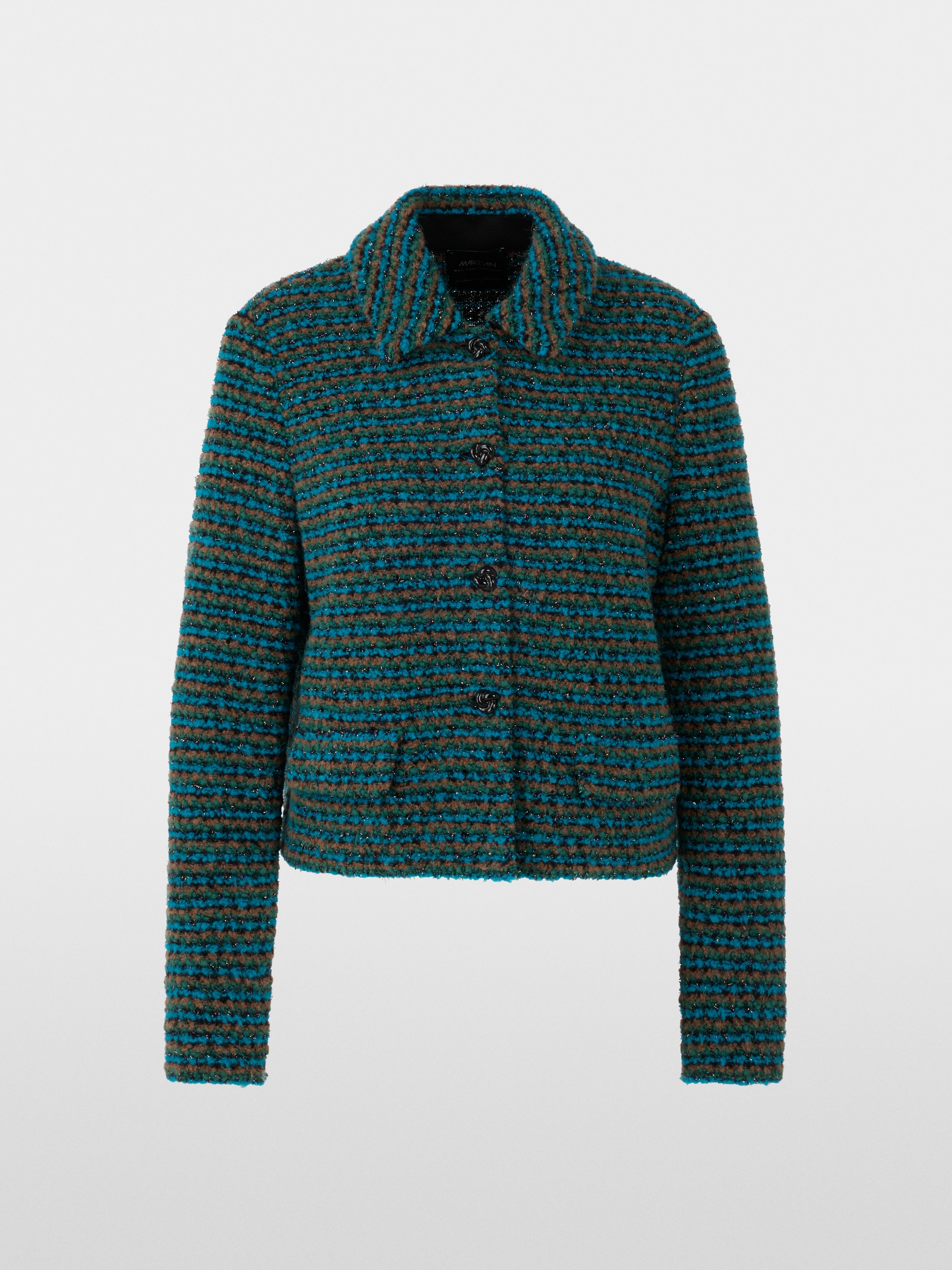 Cardigan tricoté en Allemagne avec lurex