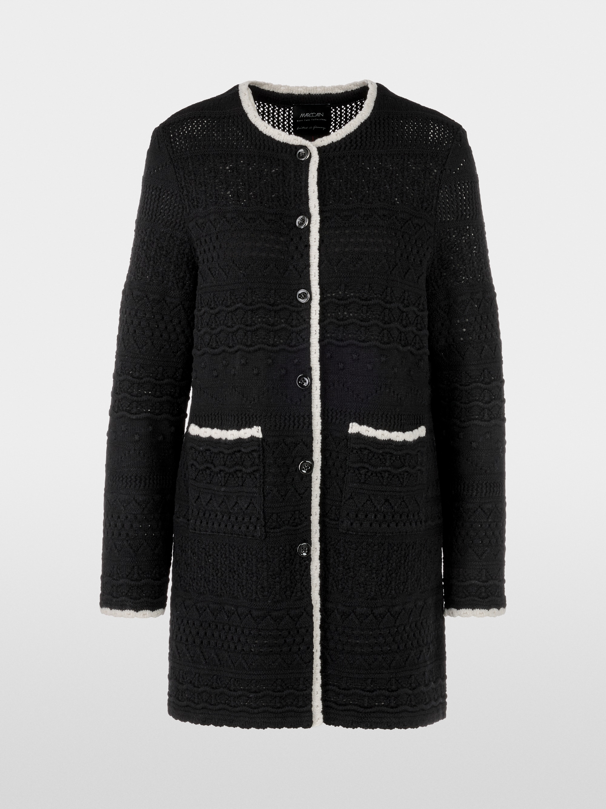 Langer Cardigan Knitted in Germany