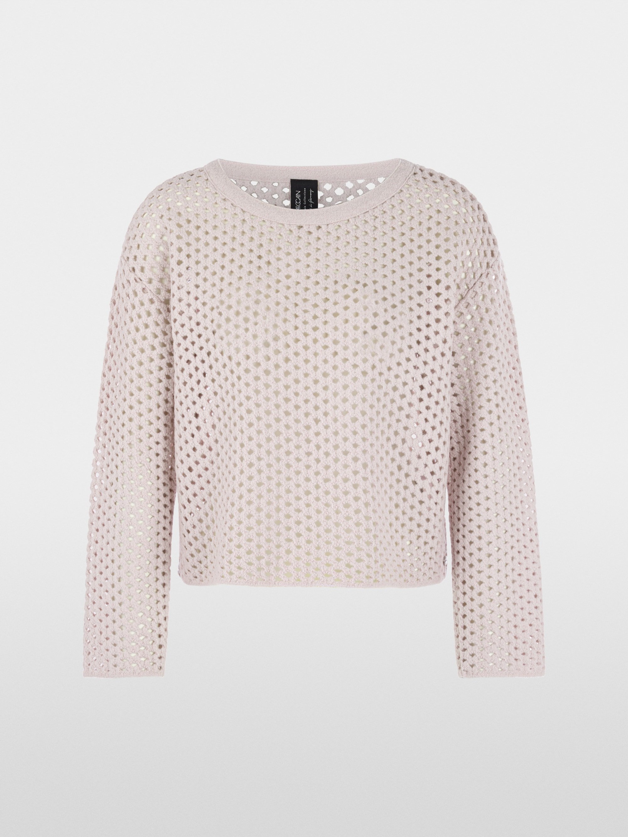 Lochstrick Pullover Knitted in Germany