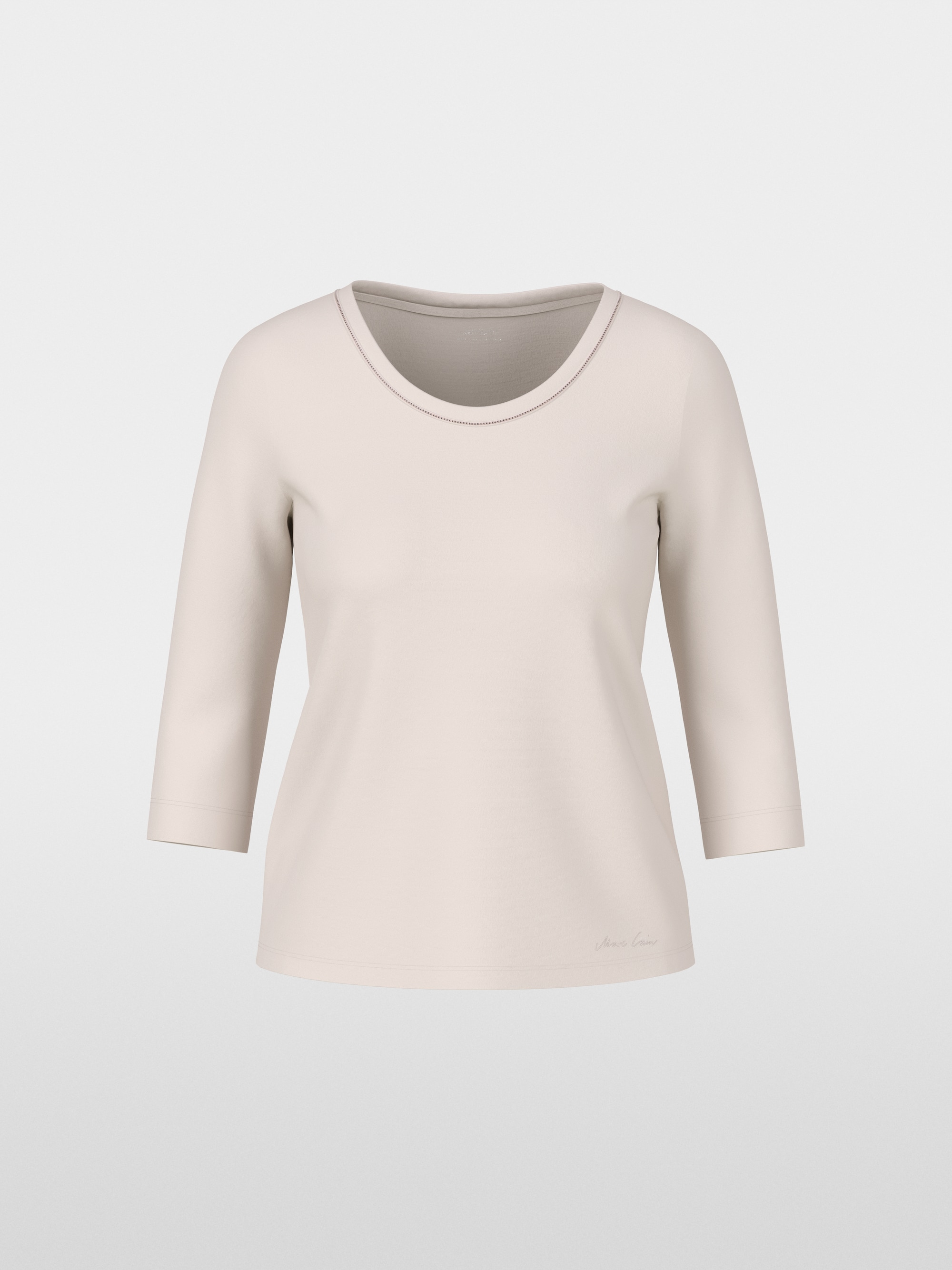 T-shirt met kettingversiering