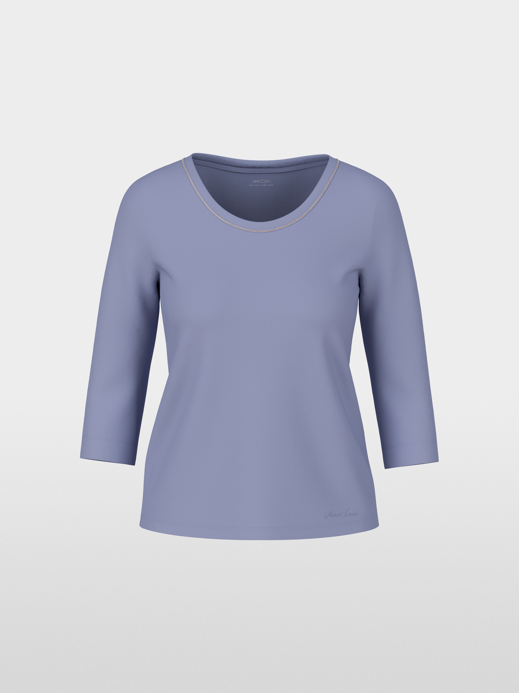 T-shirt met kettingversiering