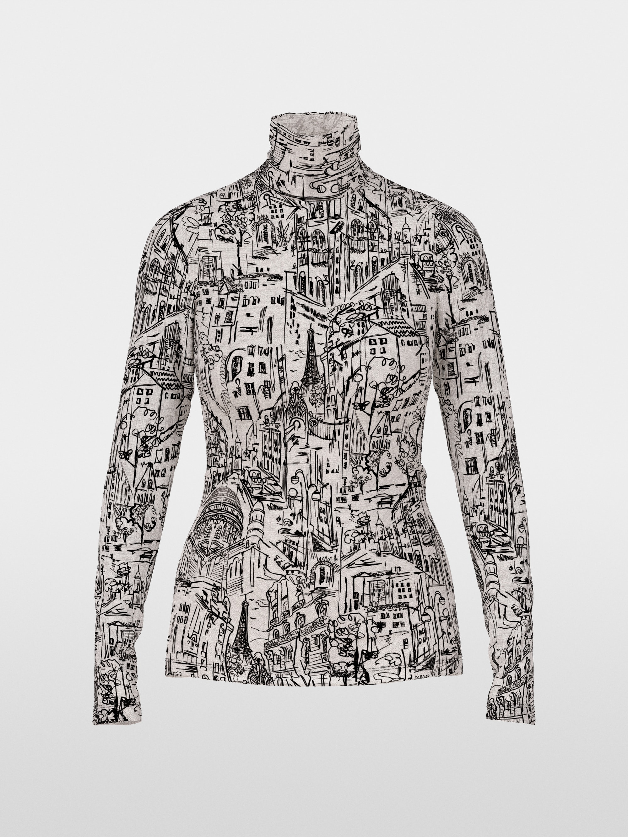 Longsleeve met CITY-motief