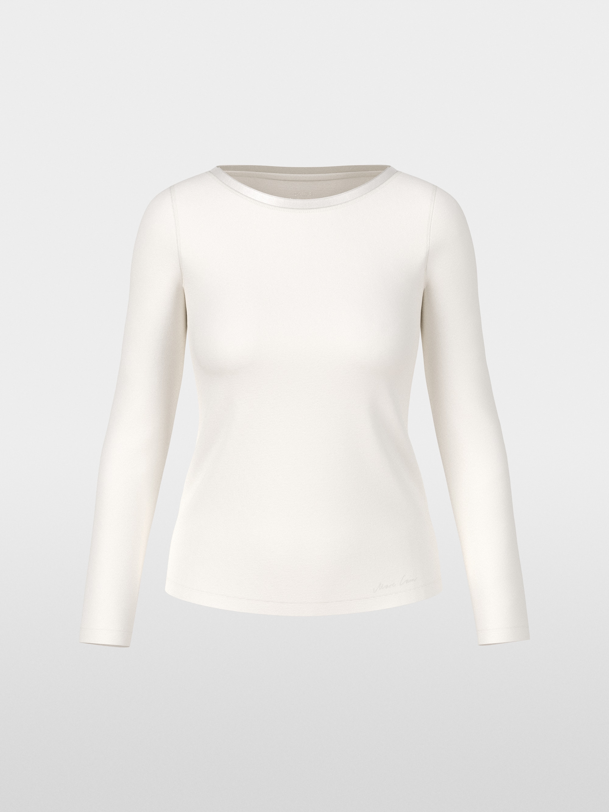 Longsleeve met zijden bies