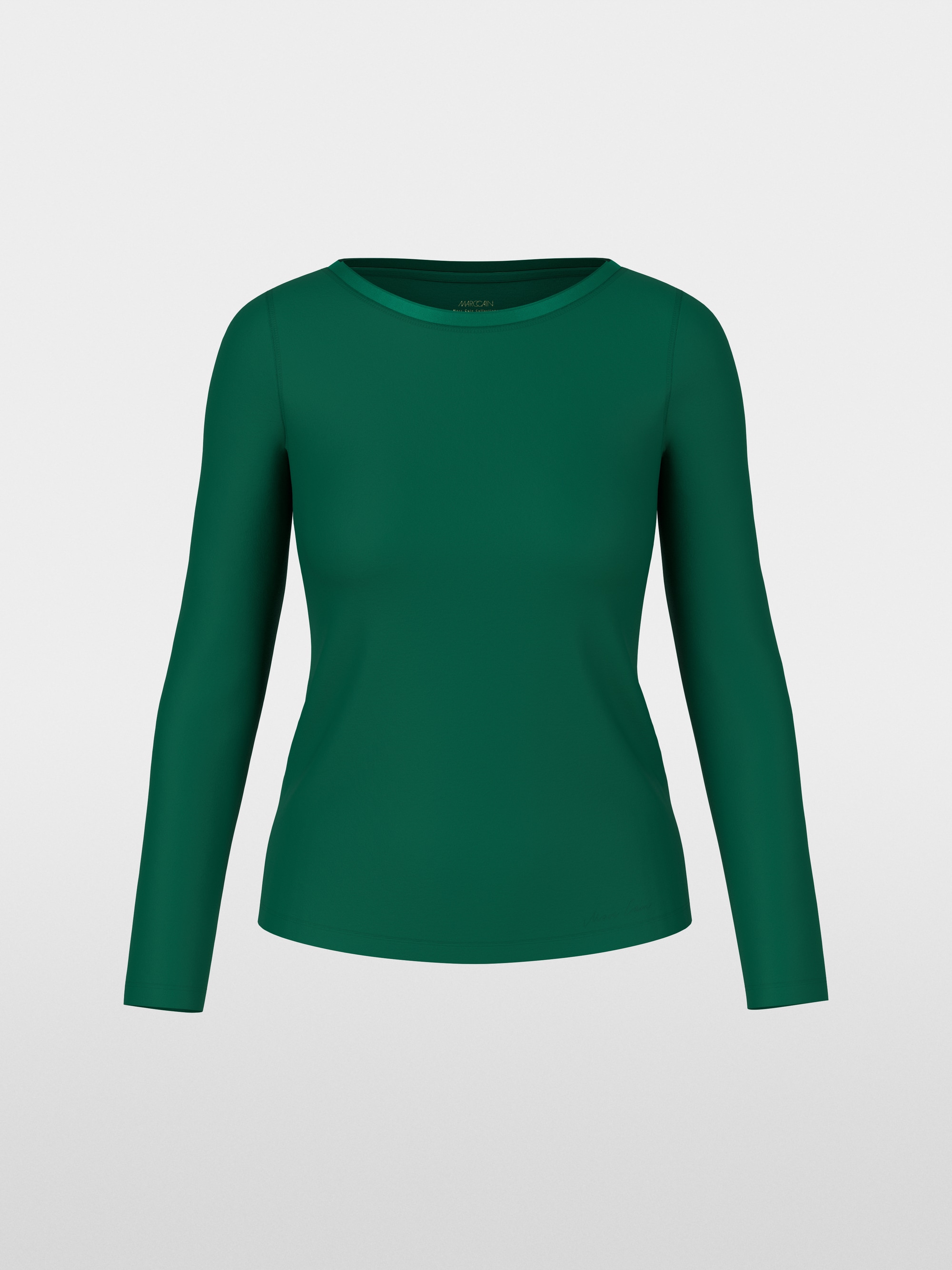 Longsleeve met zijden bies