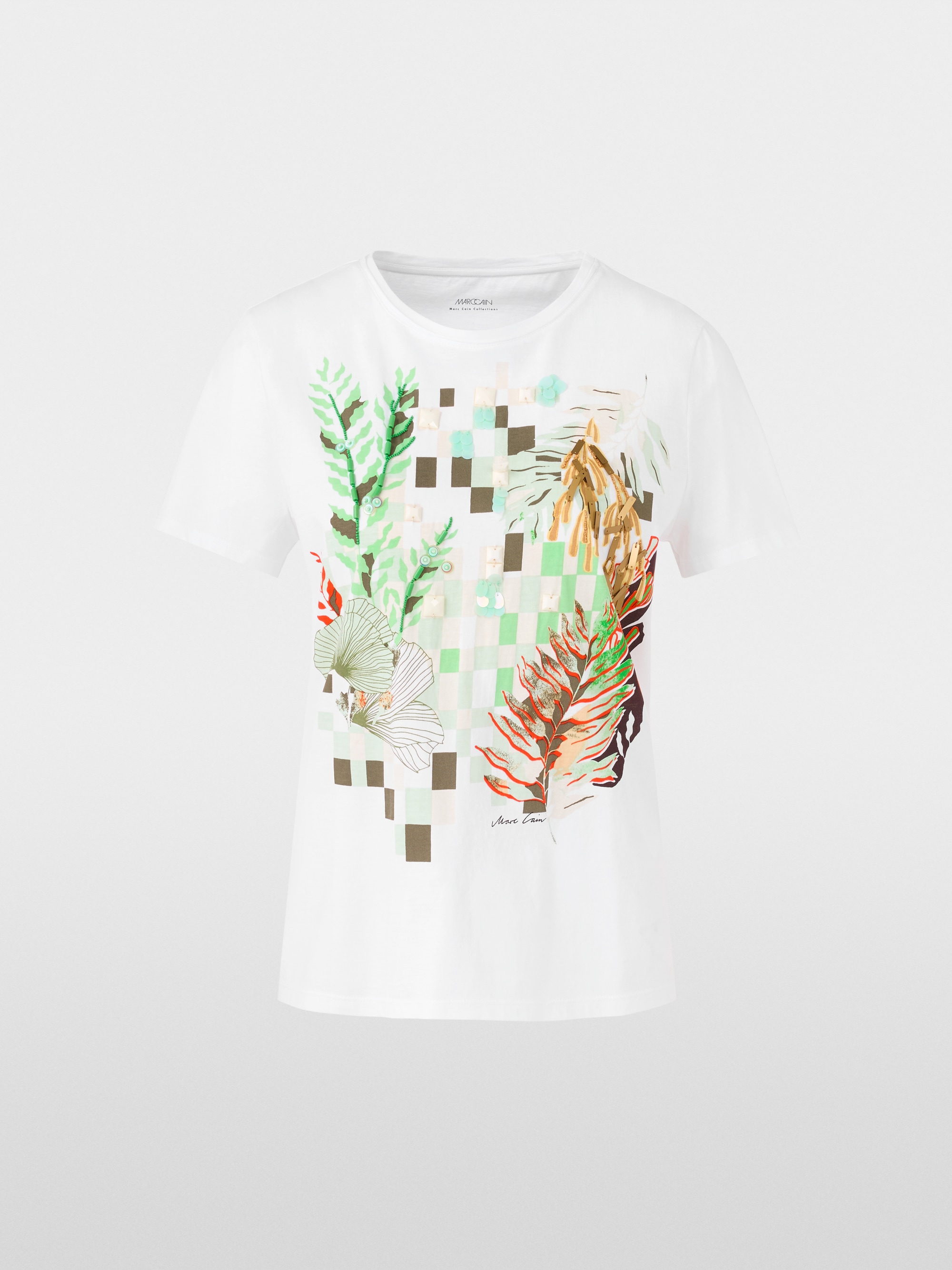 Baumwollshirt mit floralem Print