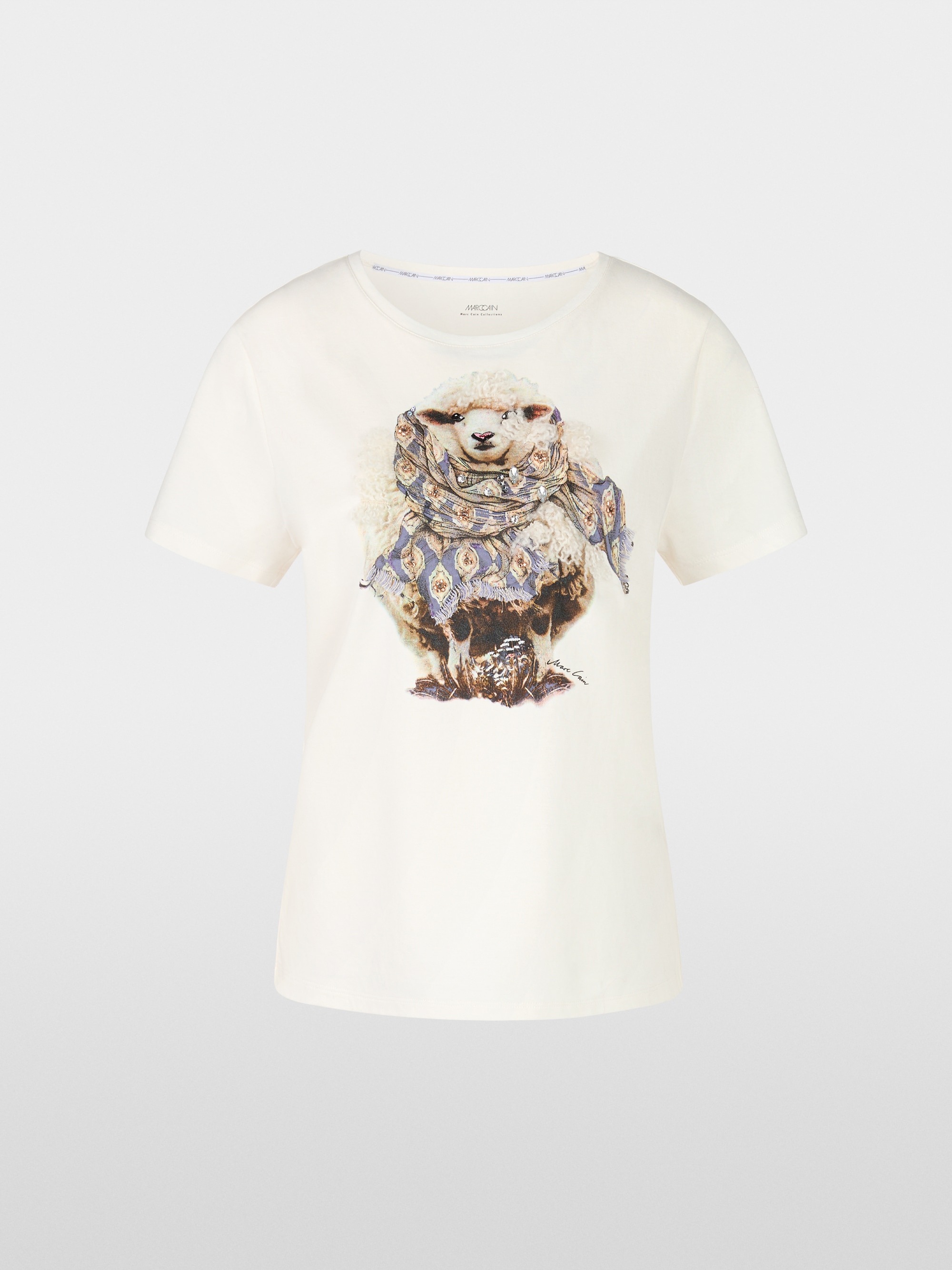 T-shirt met 3D-applicatie