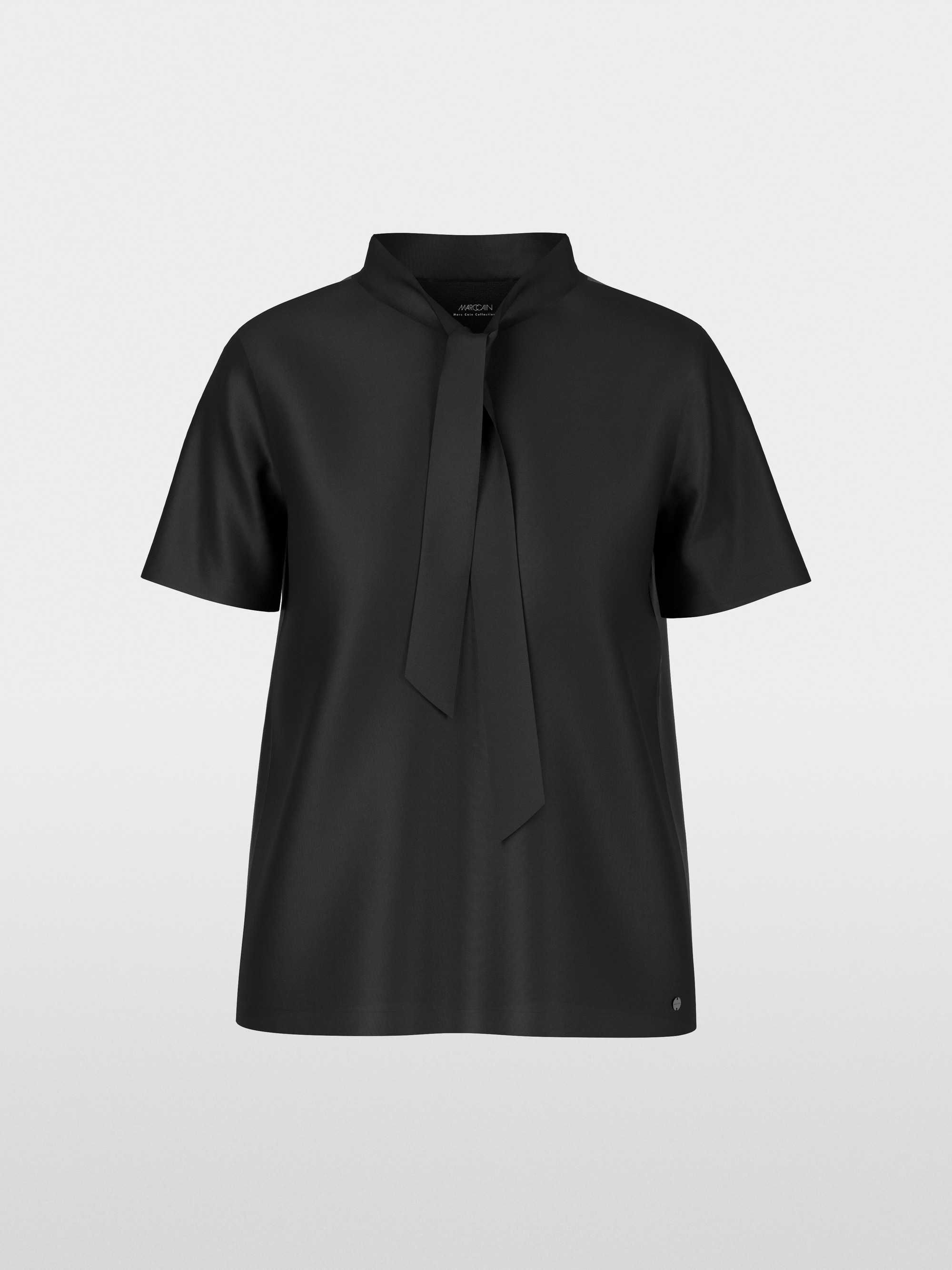 Blouse-chemise à col lavallière
