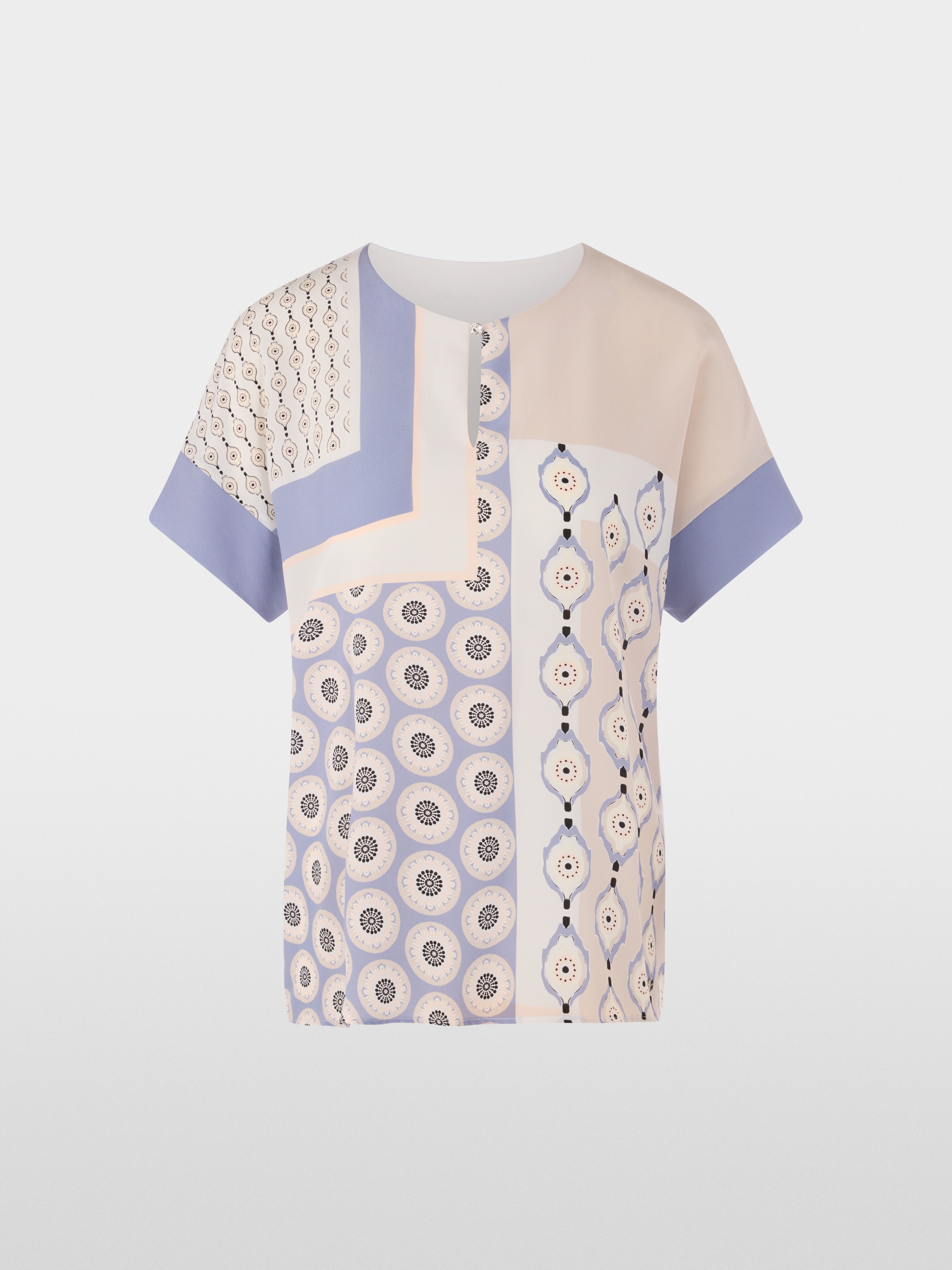 Blusenshirt  mit Materialmix