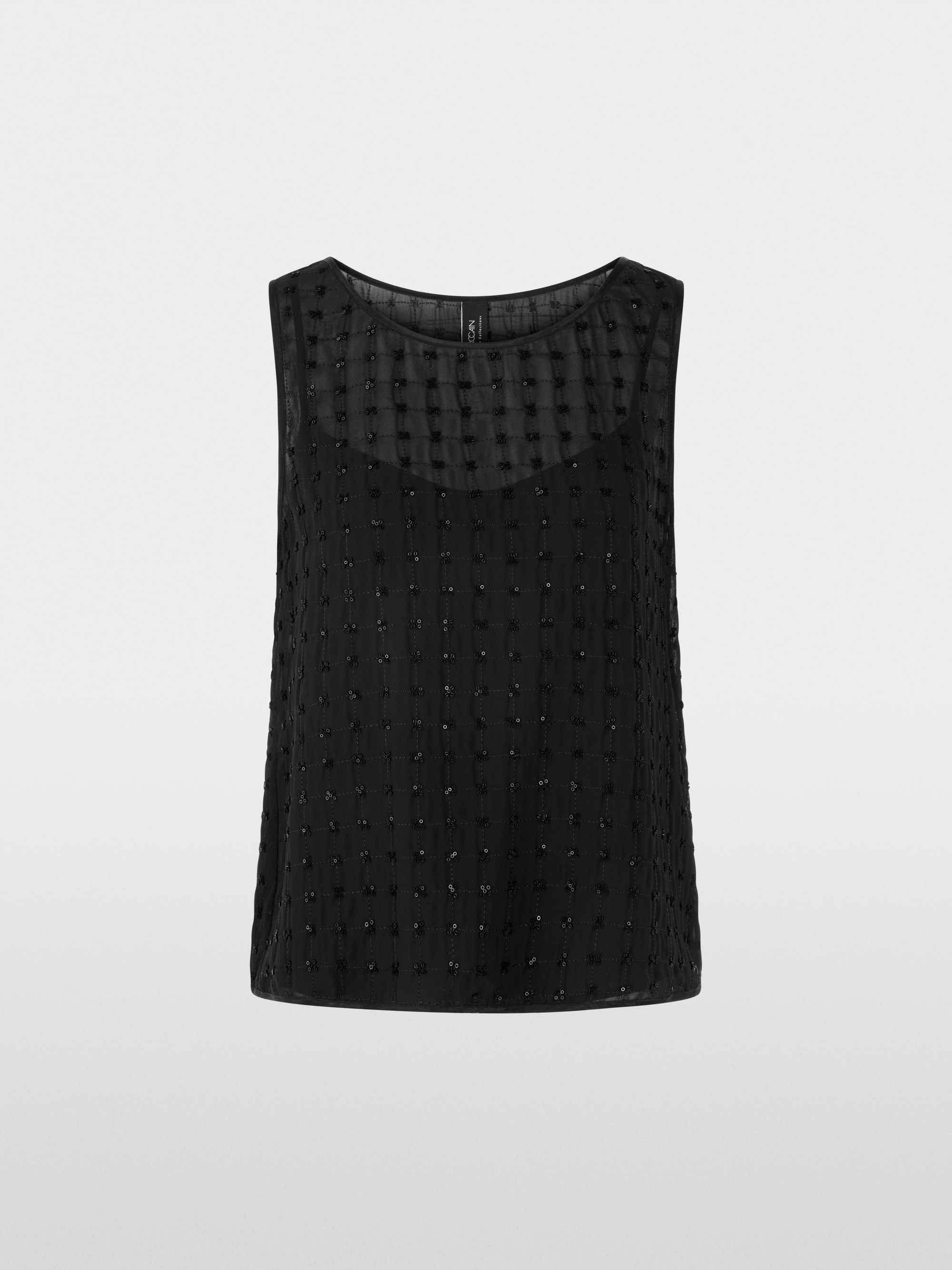 Top à paillettes