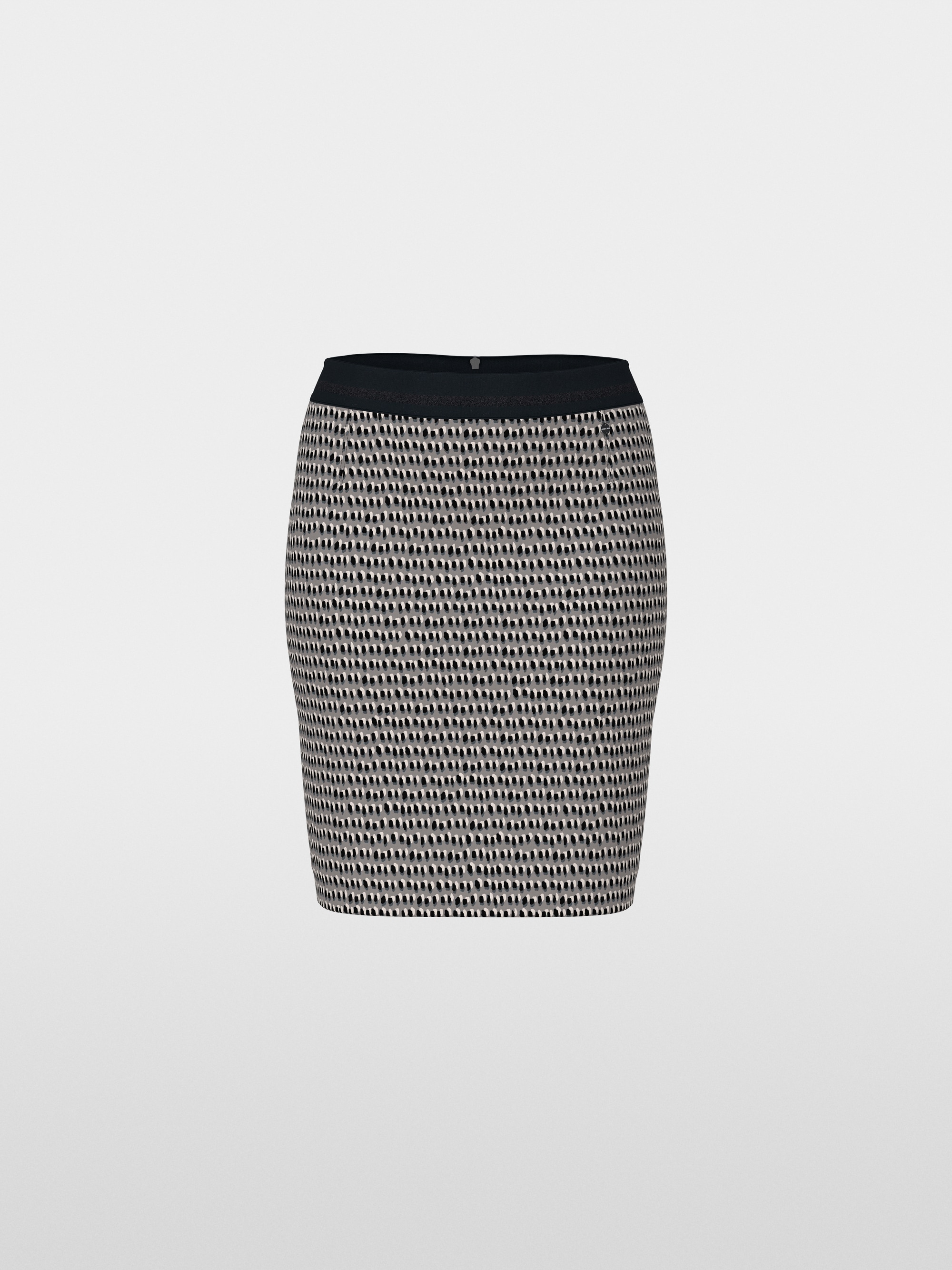 Scuba-Rock mit Sprinkles-Print