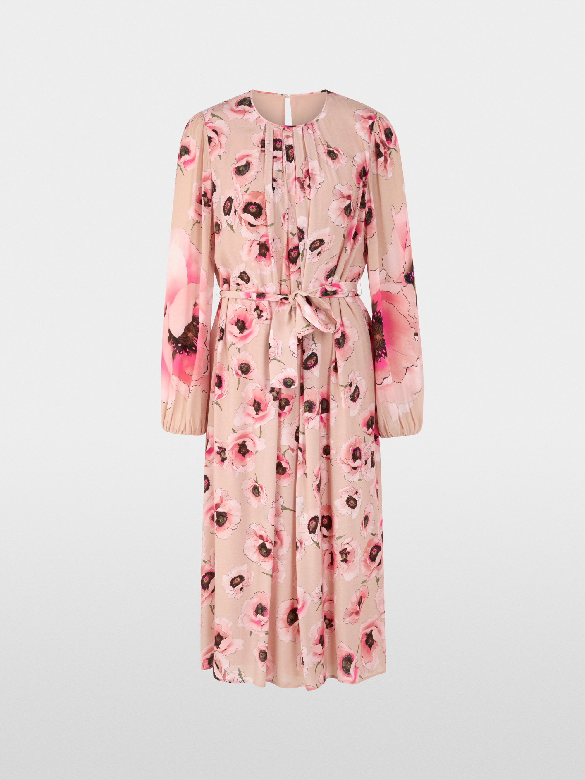 Midi-jurk met bloemenprint