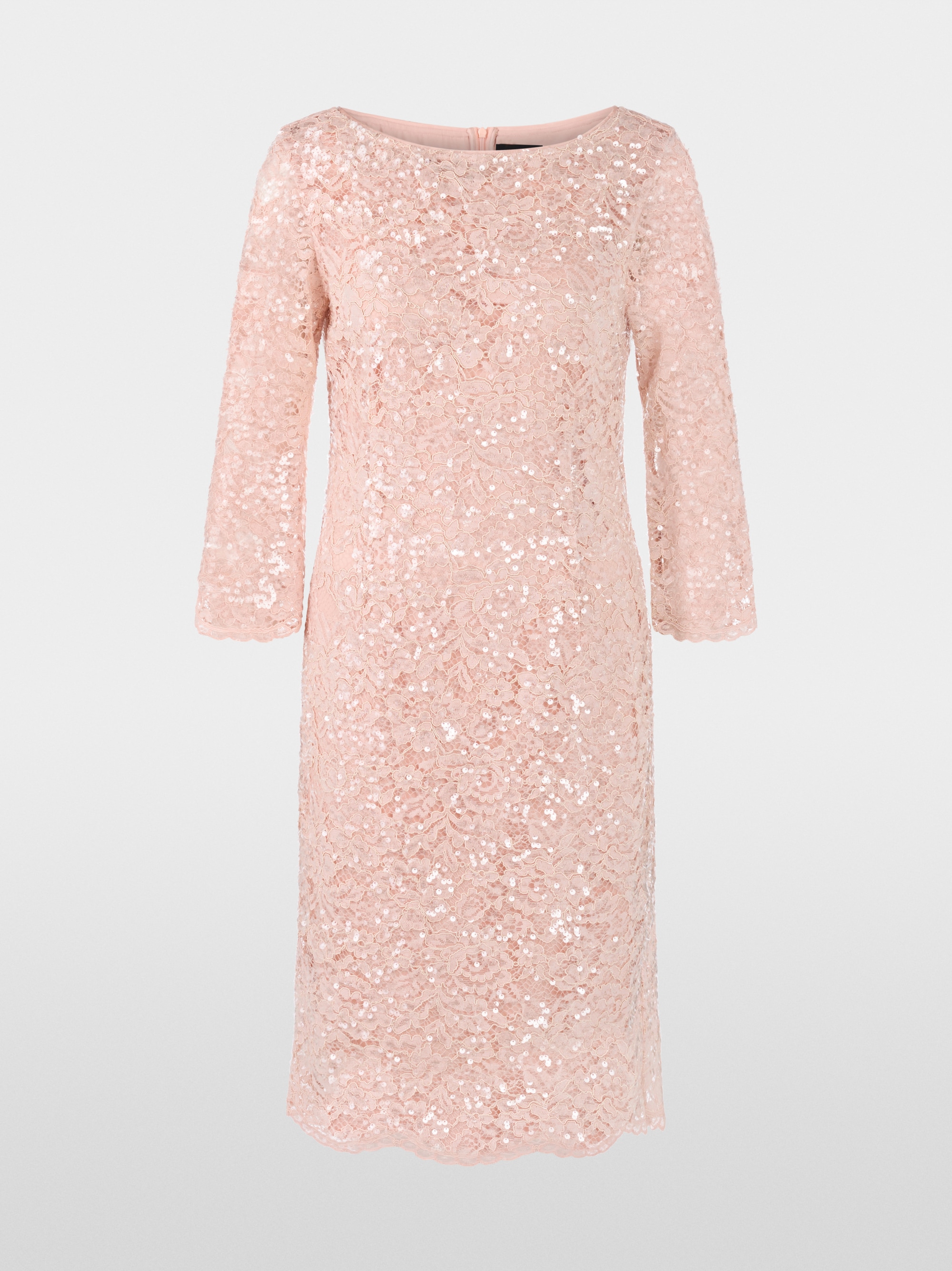 Schimmerndes Spitzenkleid