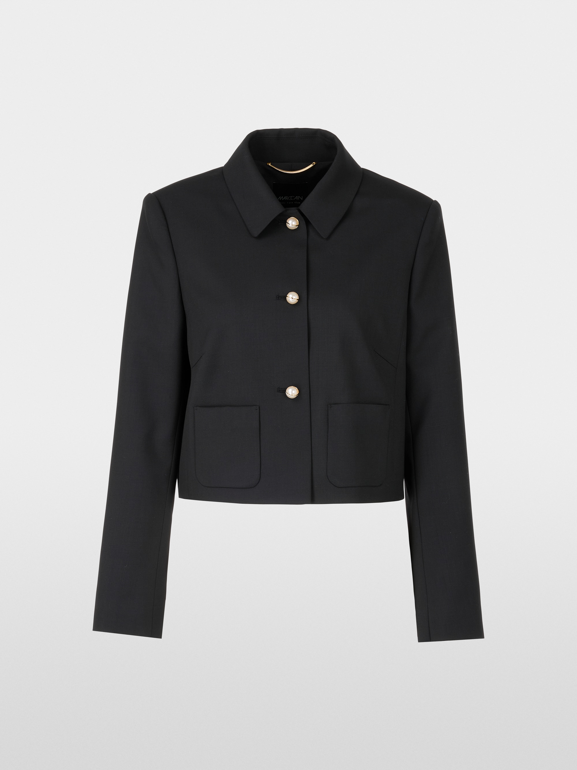 Elegante Jacke mit Perlen-Knöpfe