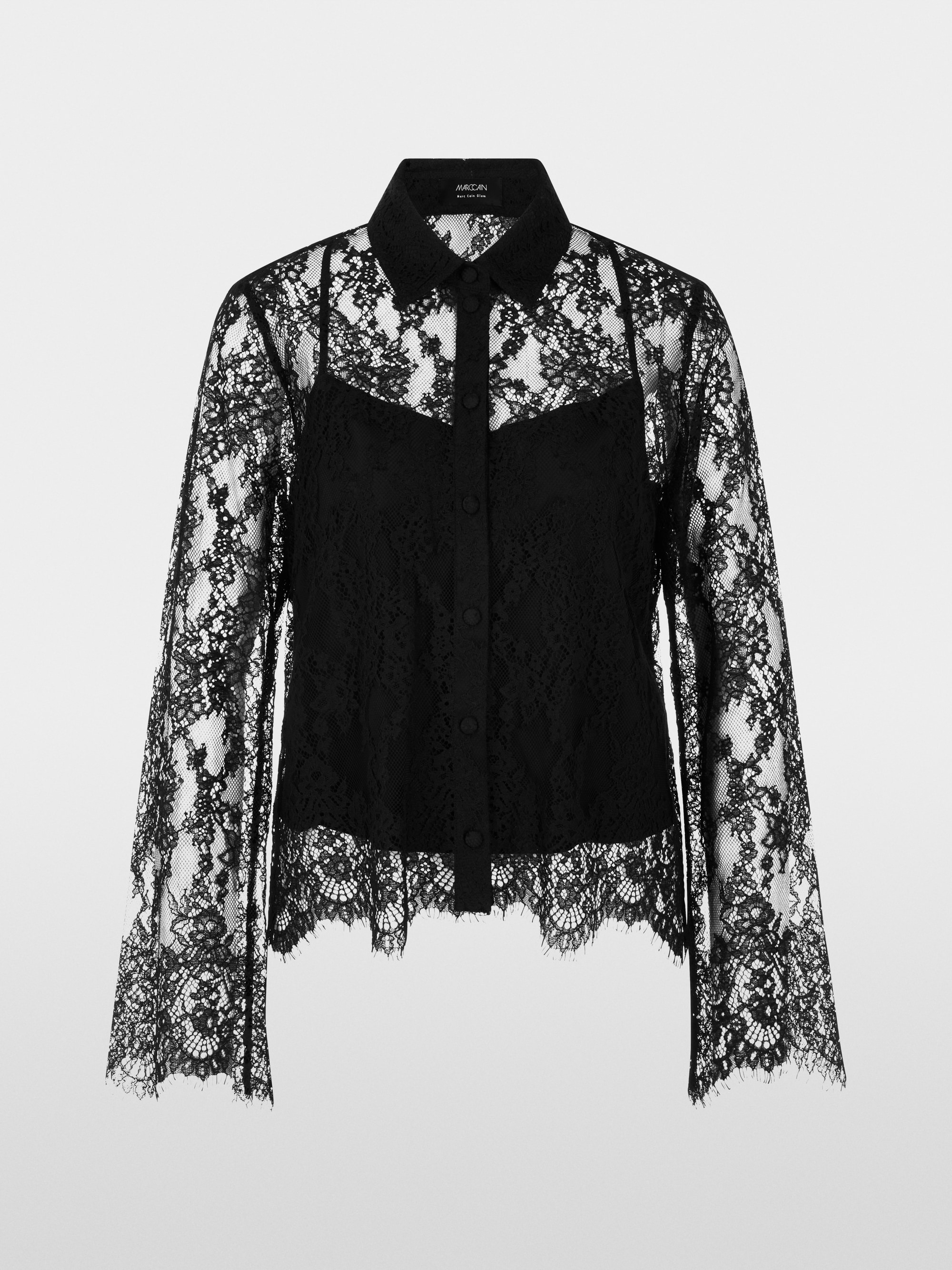 Bluse aus Spitze