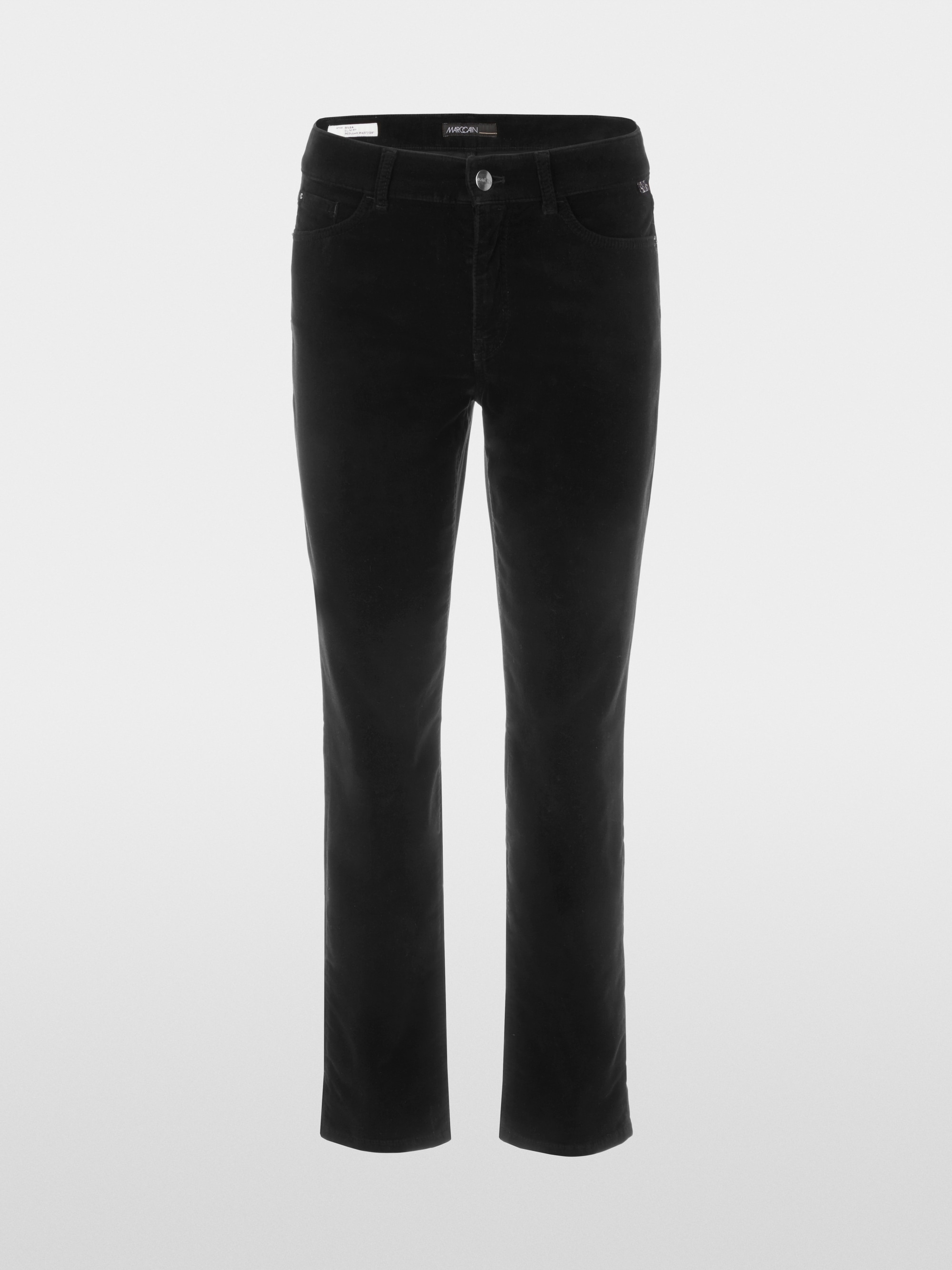 SILEA slim fit velvet trousers