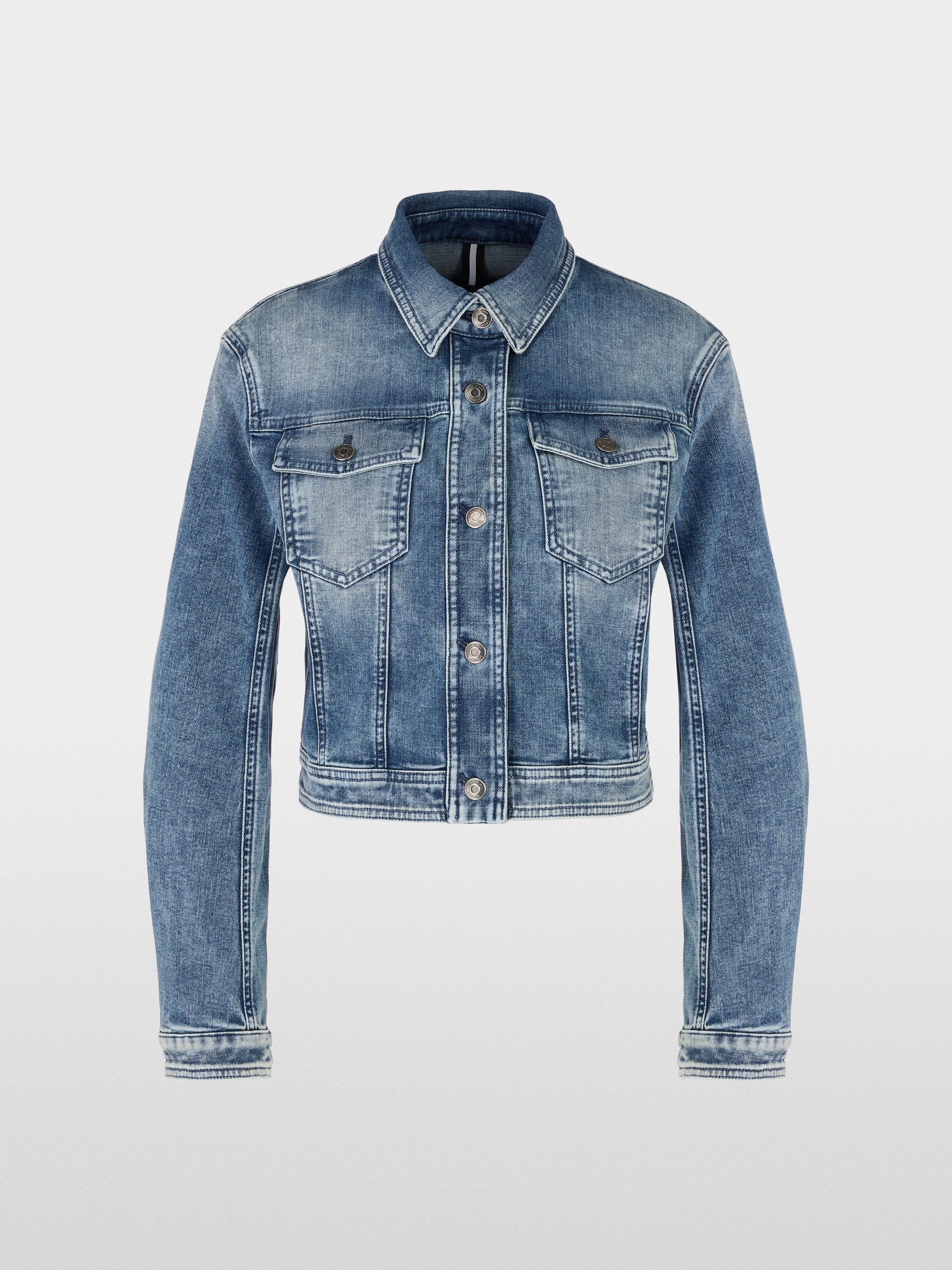 Kurze Jeansjacke "Rethink Together"