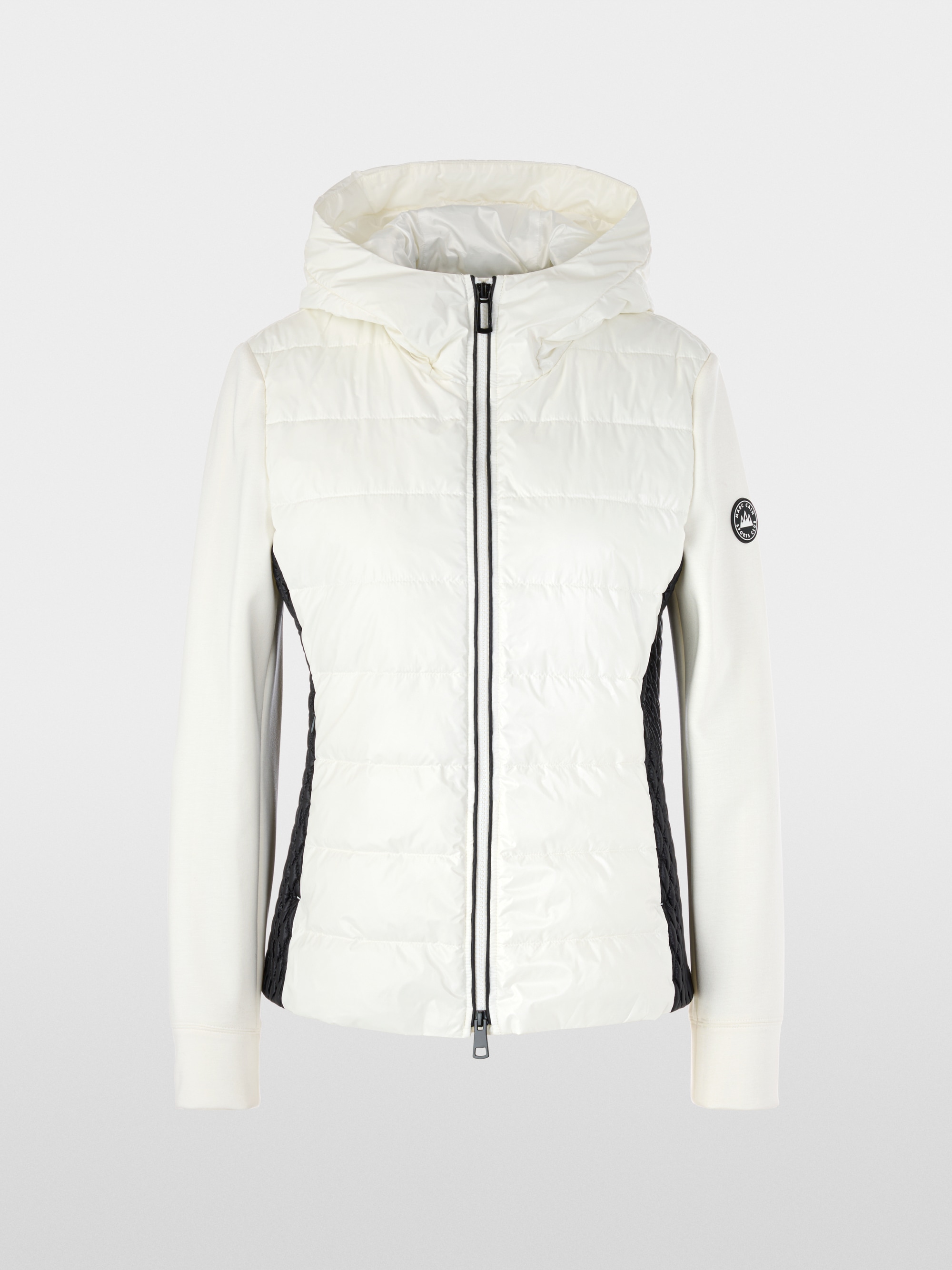 Jacke mit Fake-Daune und Kapuze