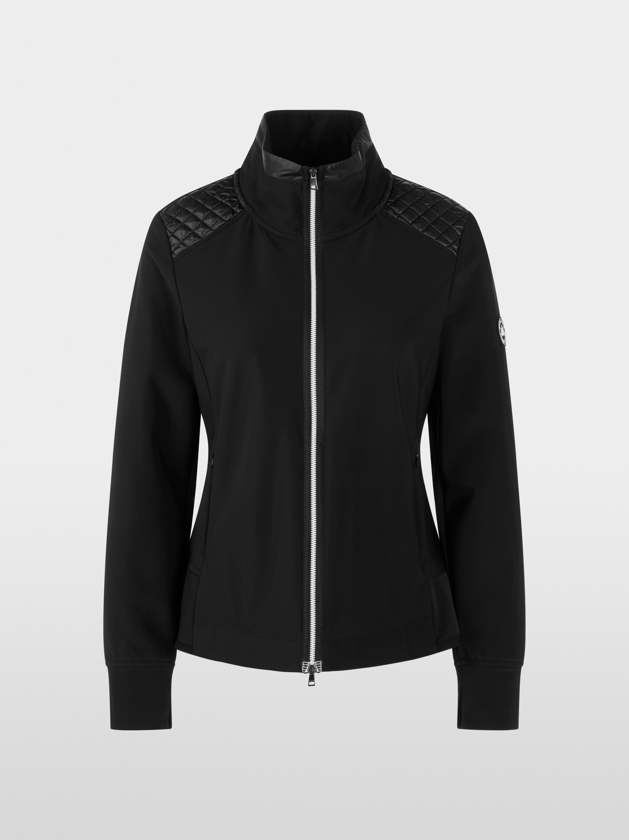 Fitted jacket with patent details