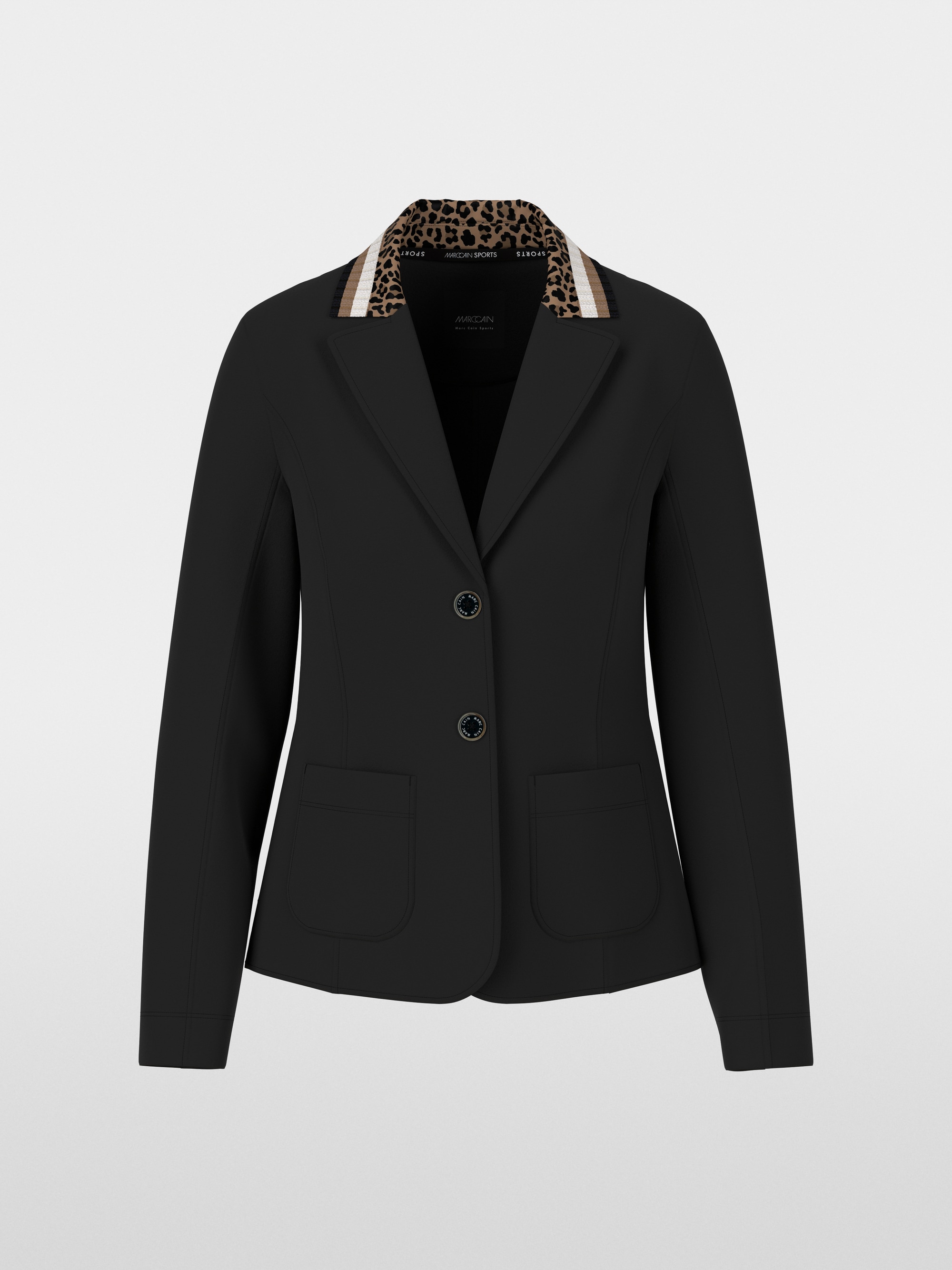 Single-breasted blazer in beaver