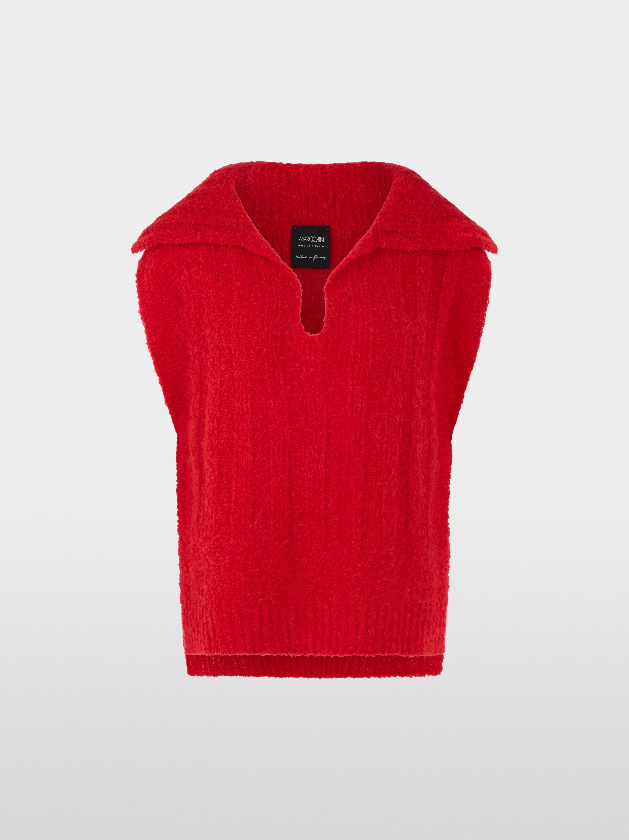 Spencer met kraag – Knitted in Germany