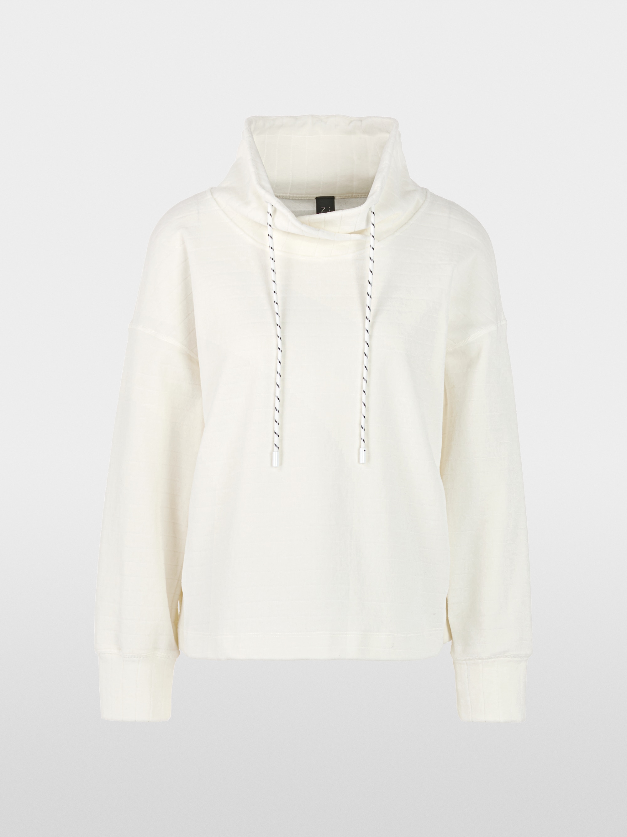 Sweat-shirt en chenille avec col tunnel