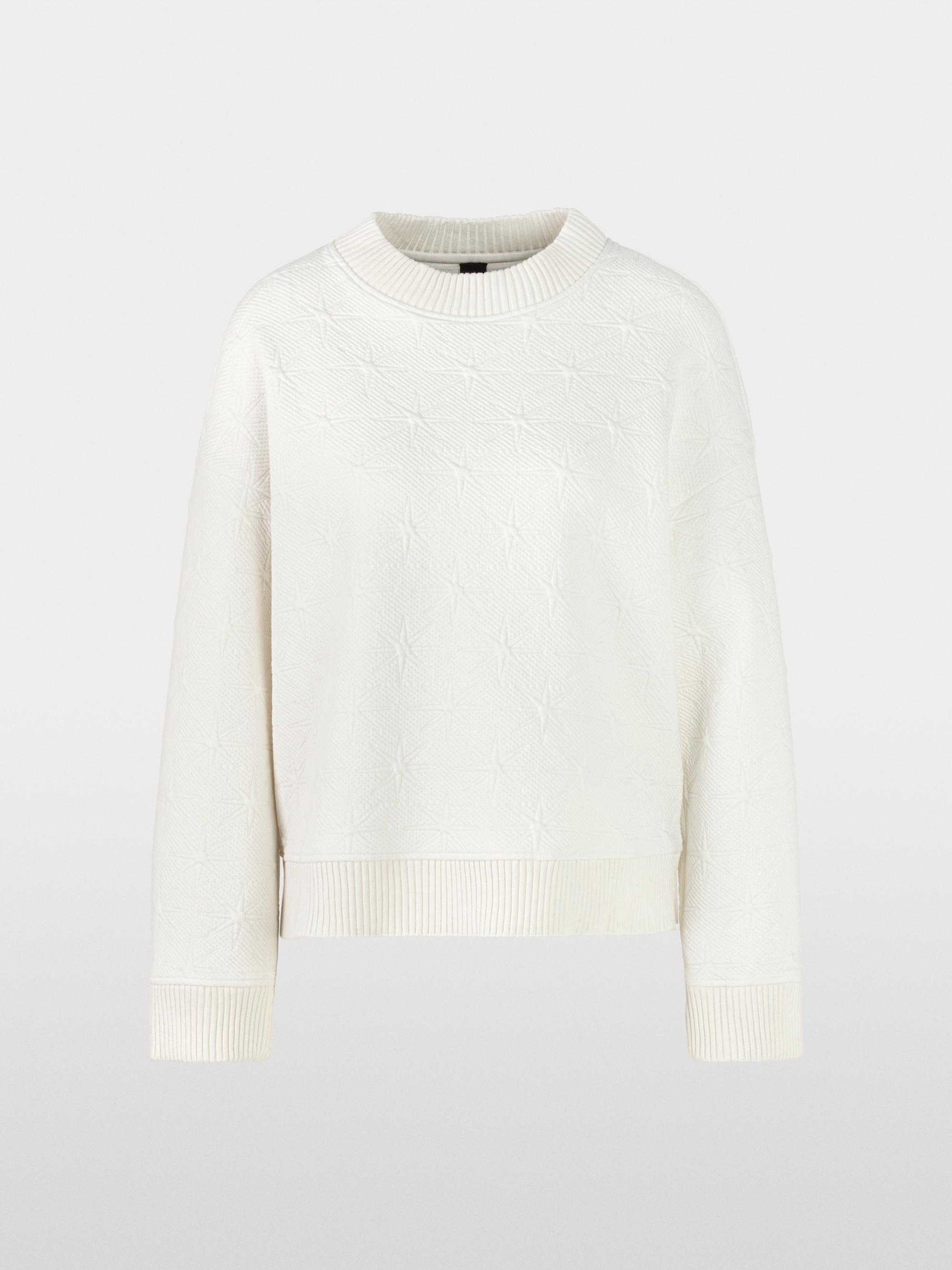 Sweatshirt with Snowstar texture design