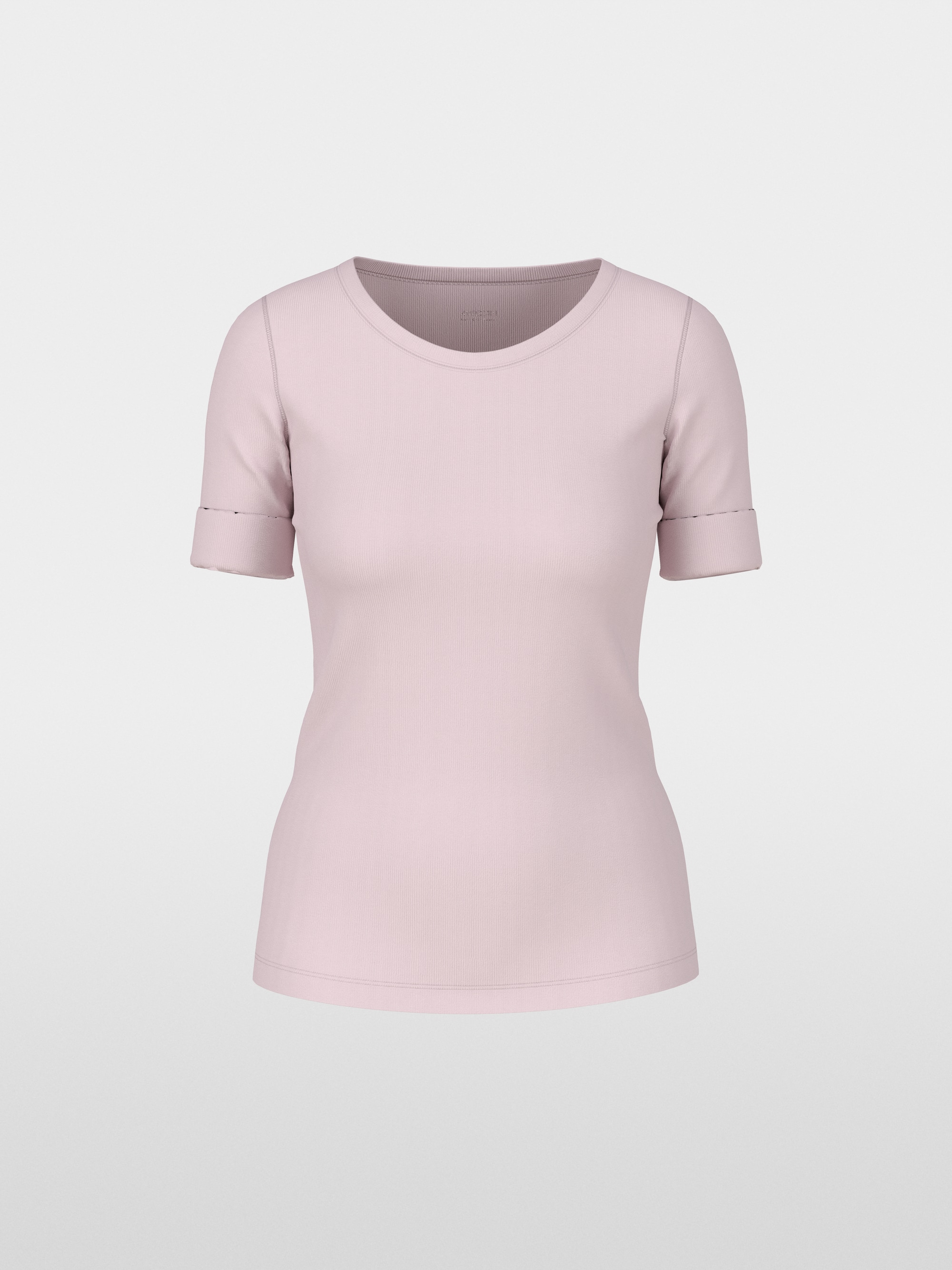 Basic-Shirt aus Baumwollstretch