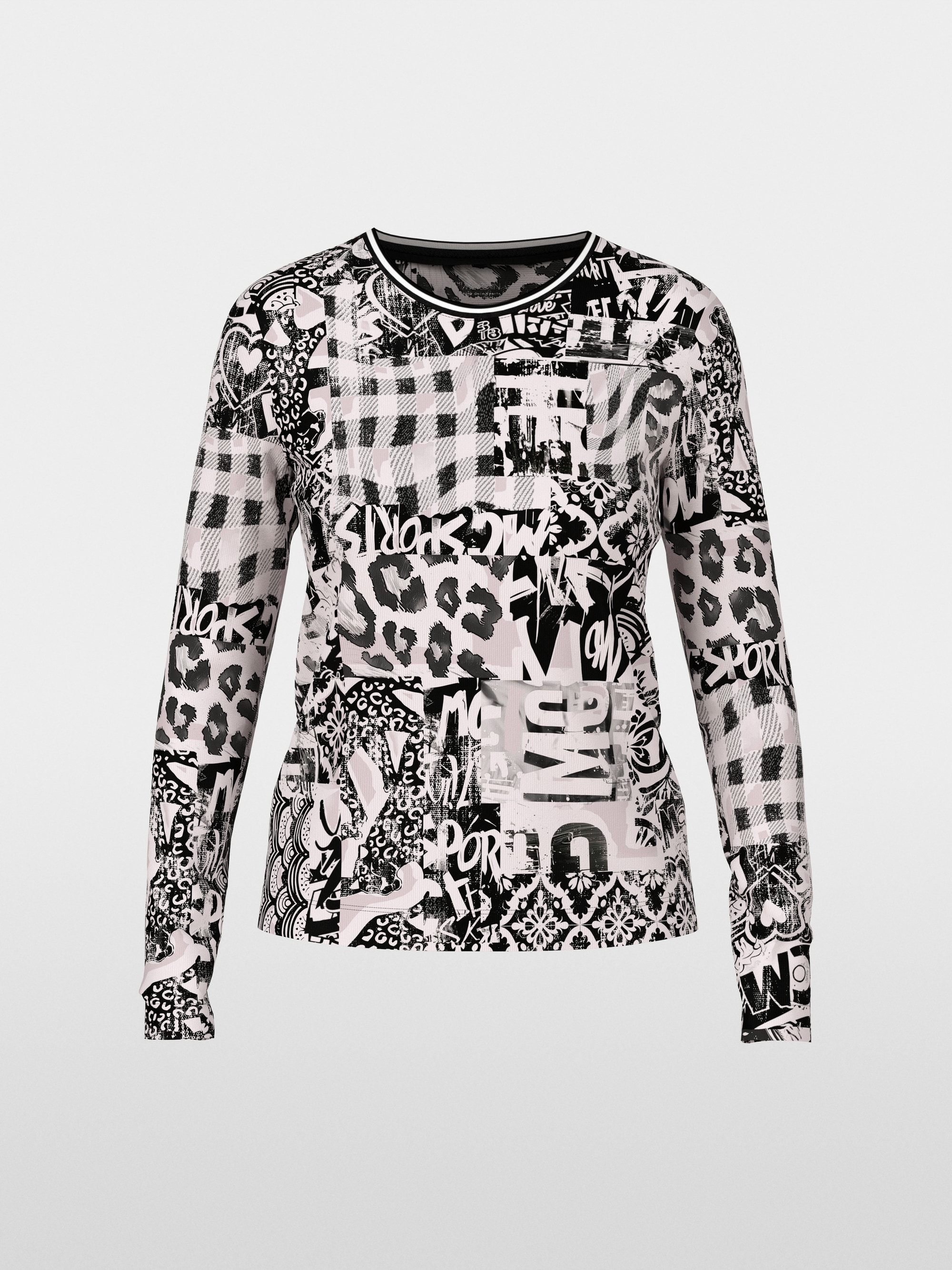 Shirt met lange mouwen en print