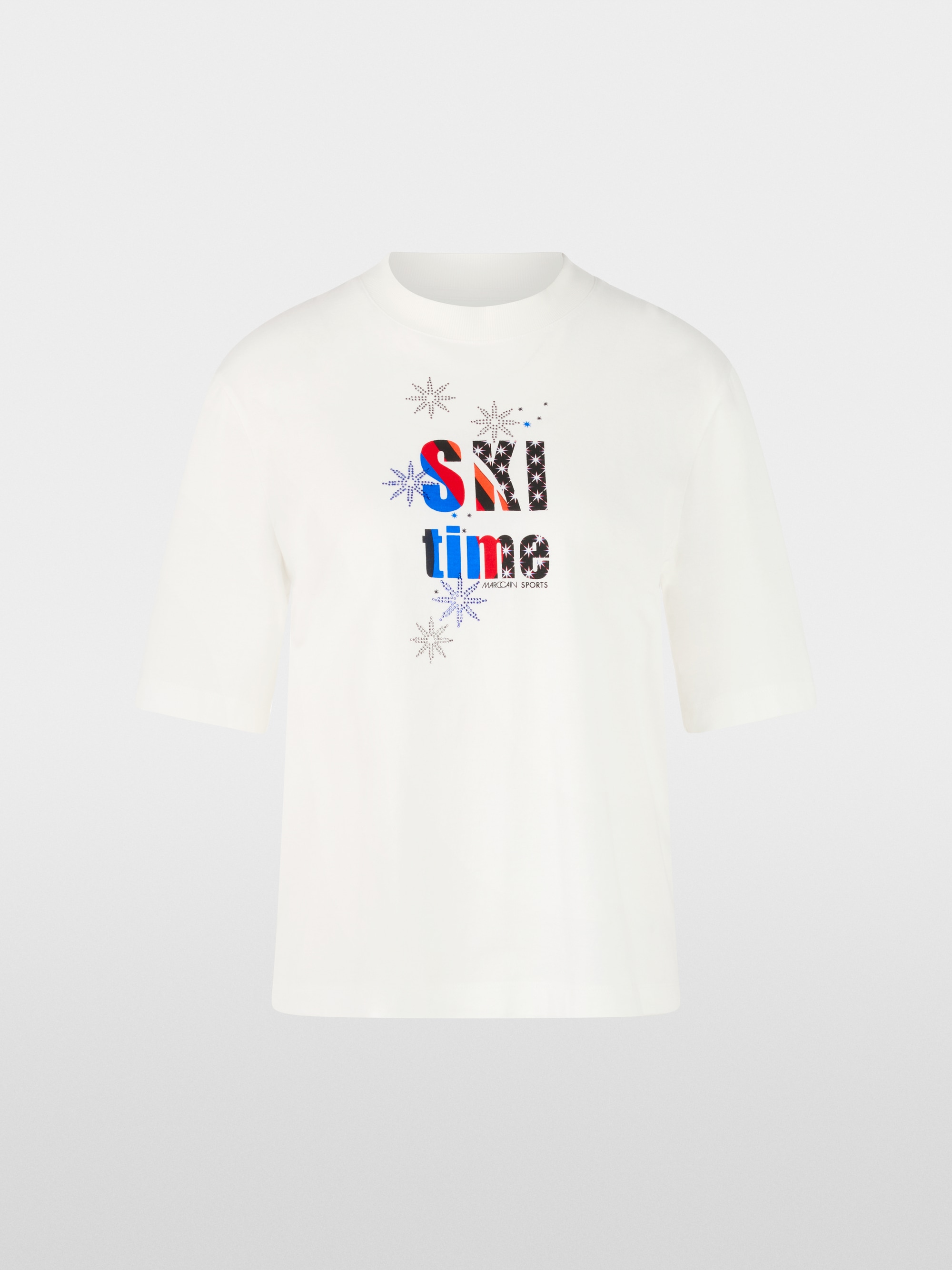 T-shirt with snowflake print