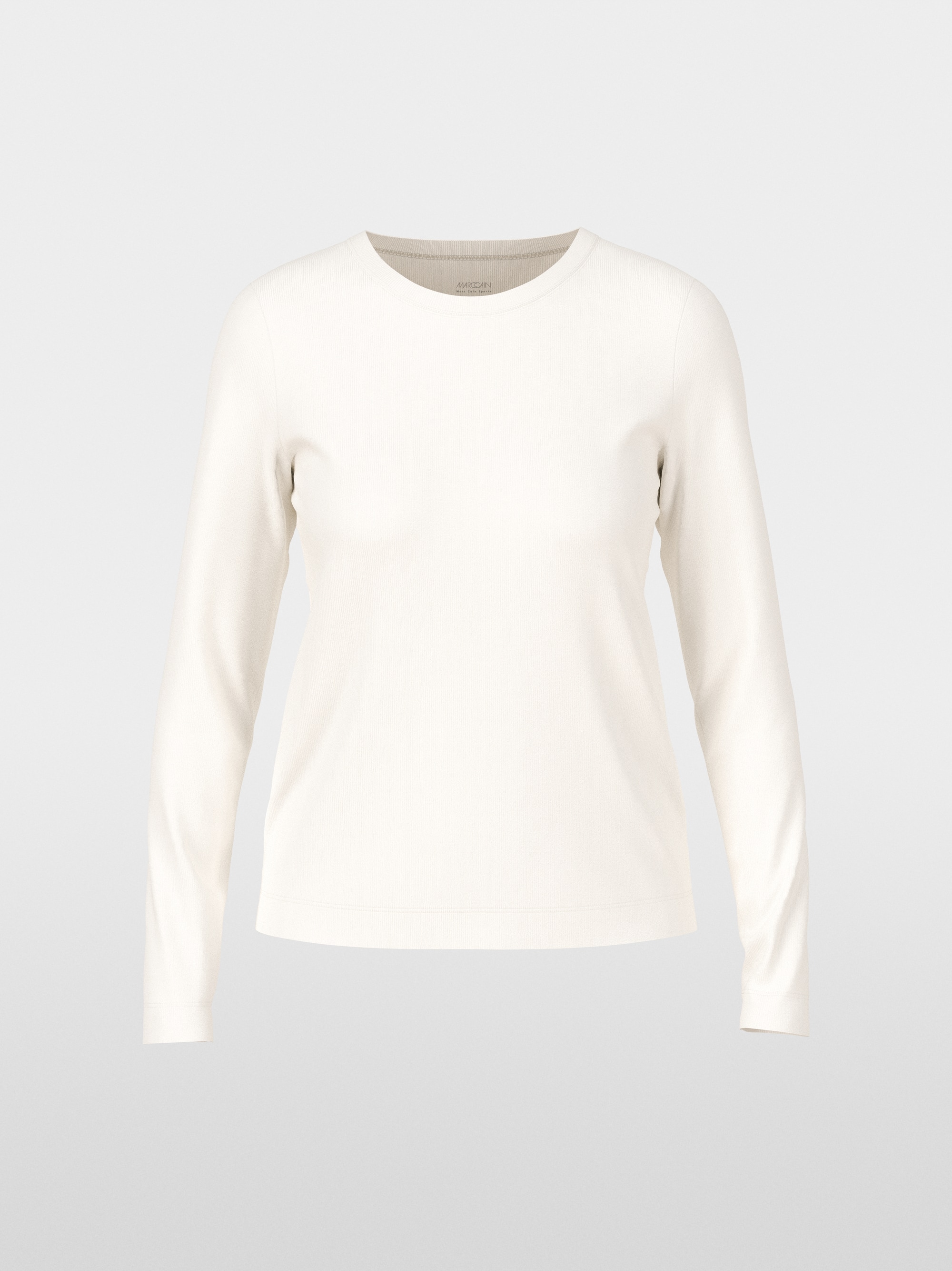Klassisches Langarmshirt unifarben