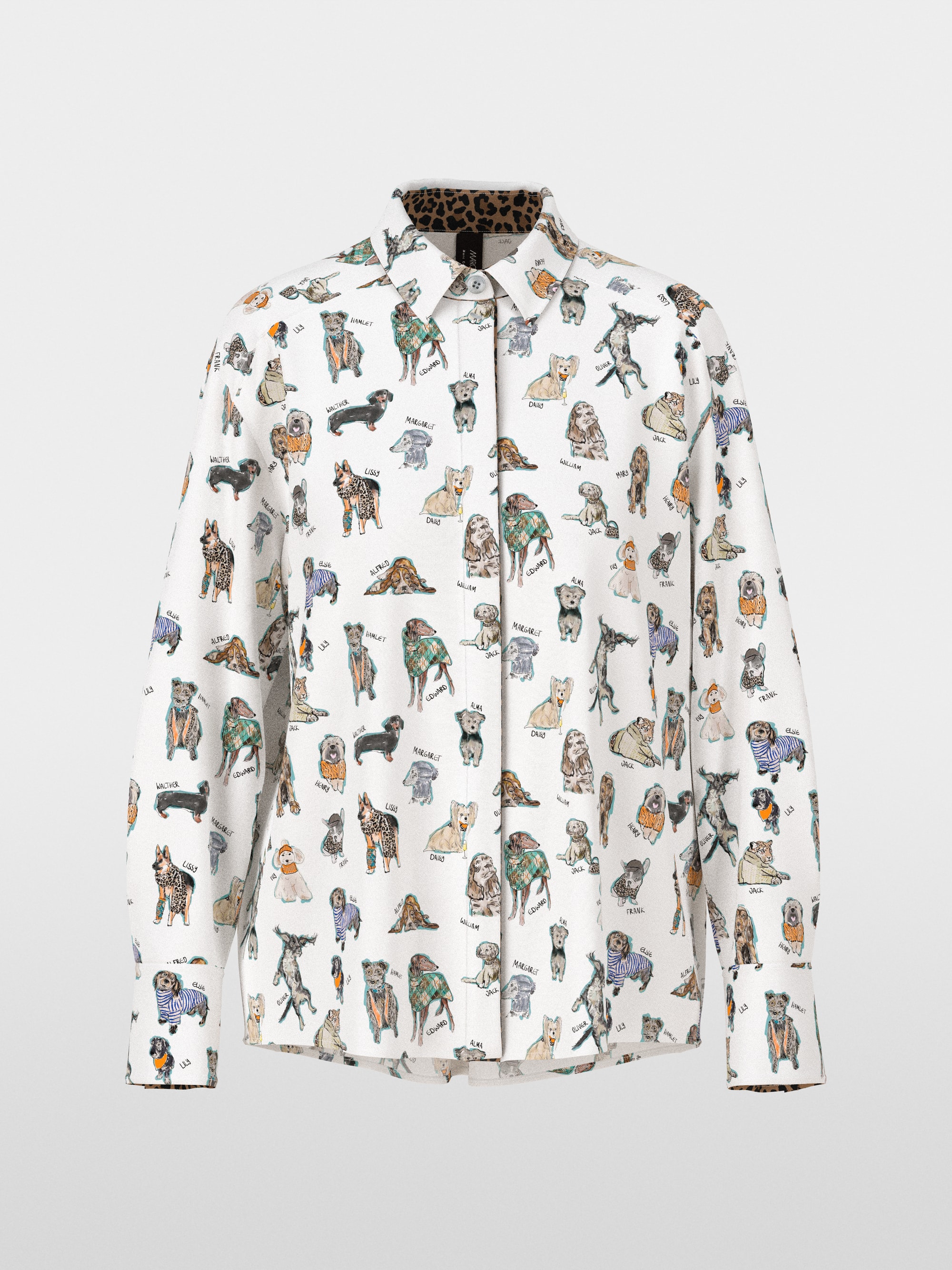 Rethink Together blouse with dog print