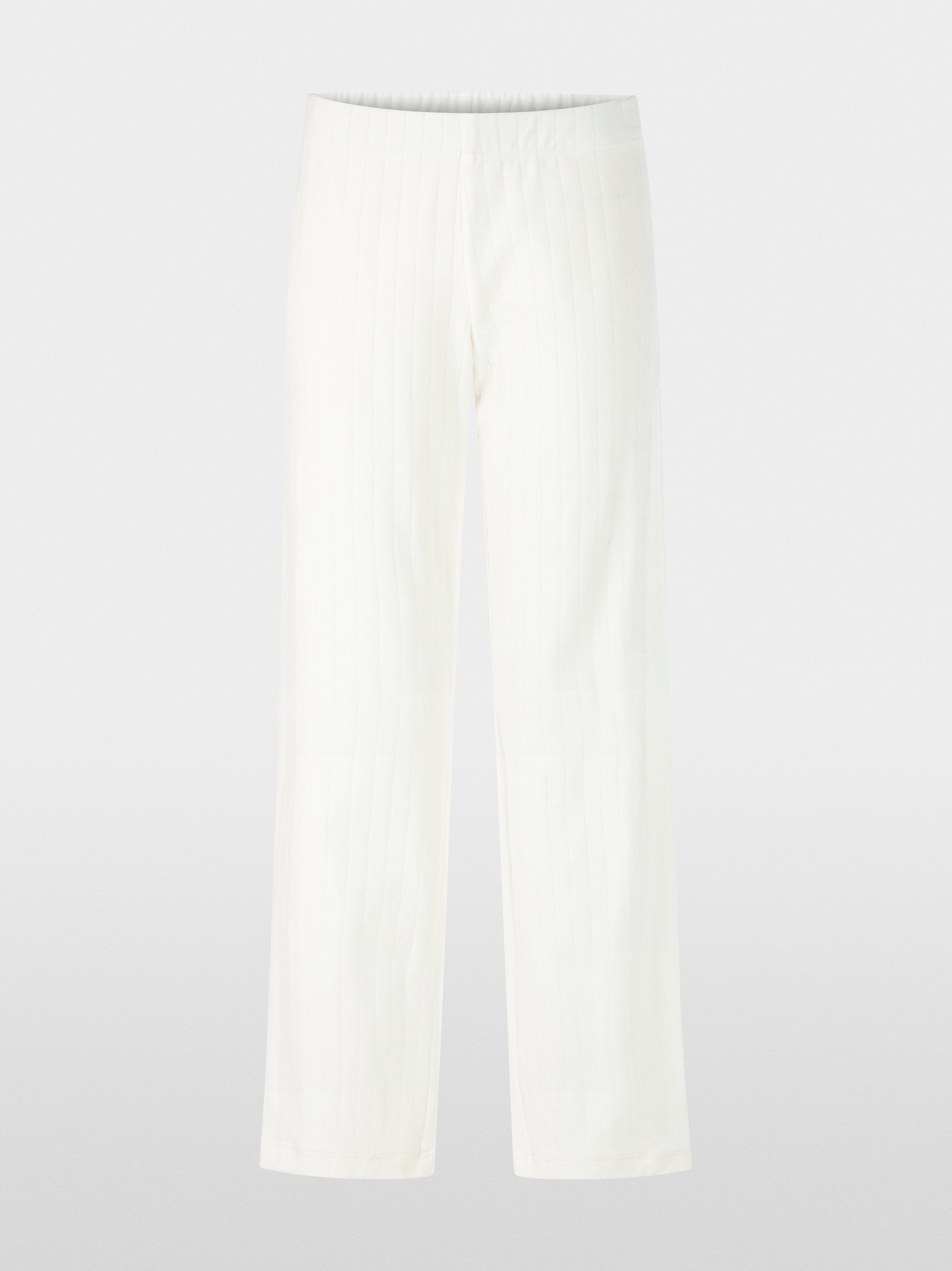 Wide-cut WASHINGTON chenille trousers