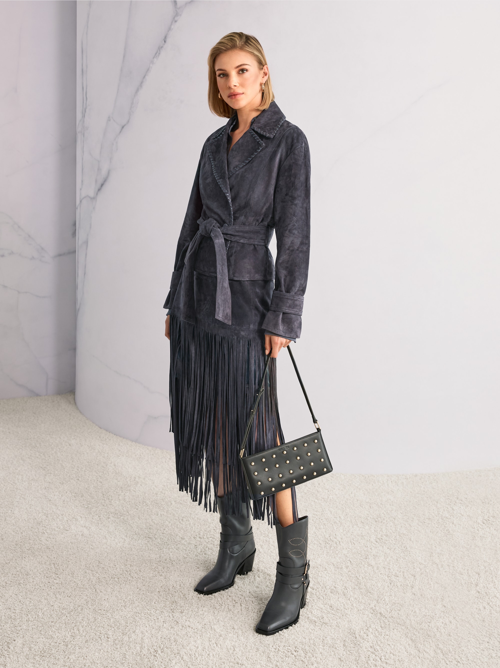 Echtlederjacke "Rethink Together"