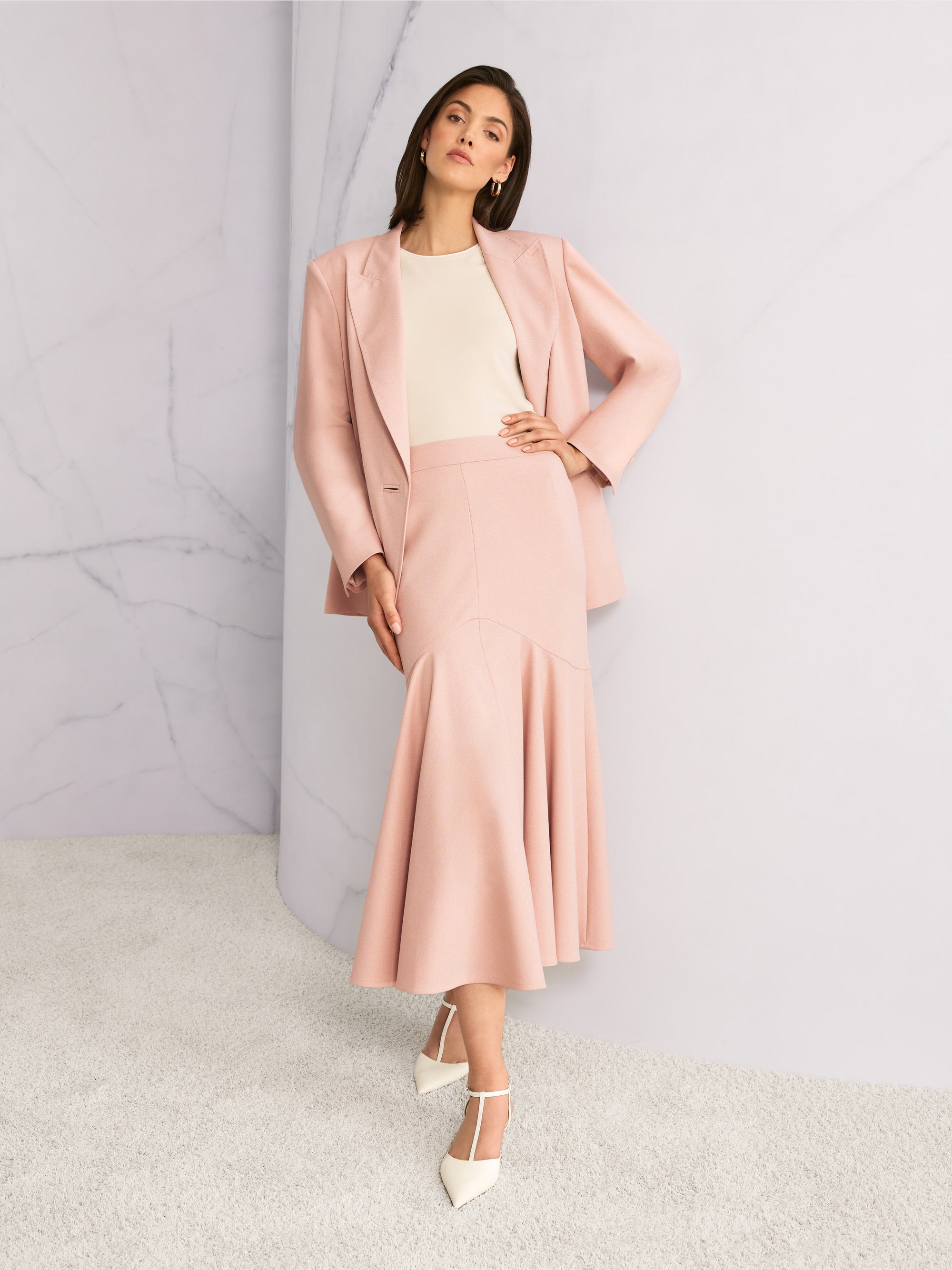 Blazer in a casual boyfriend style