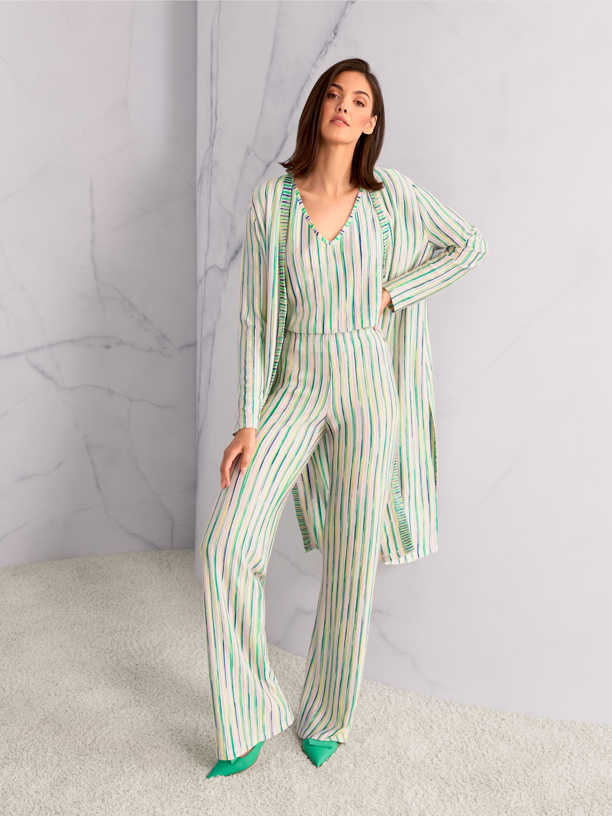 Top rayé Knitted in Germany