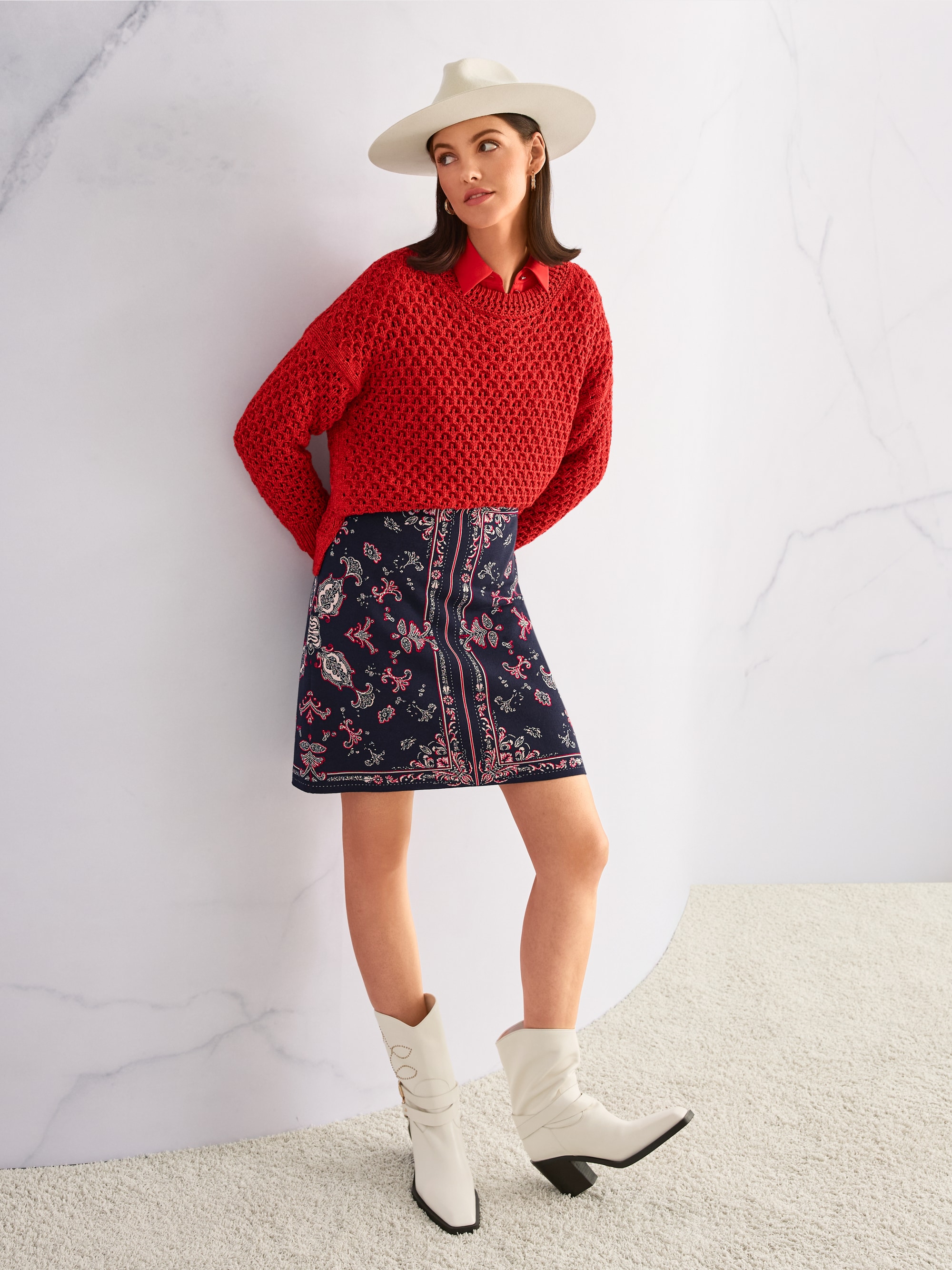 Bottes western en cuir