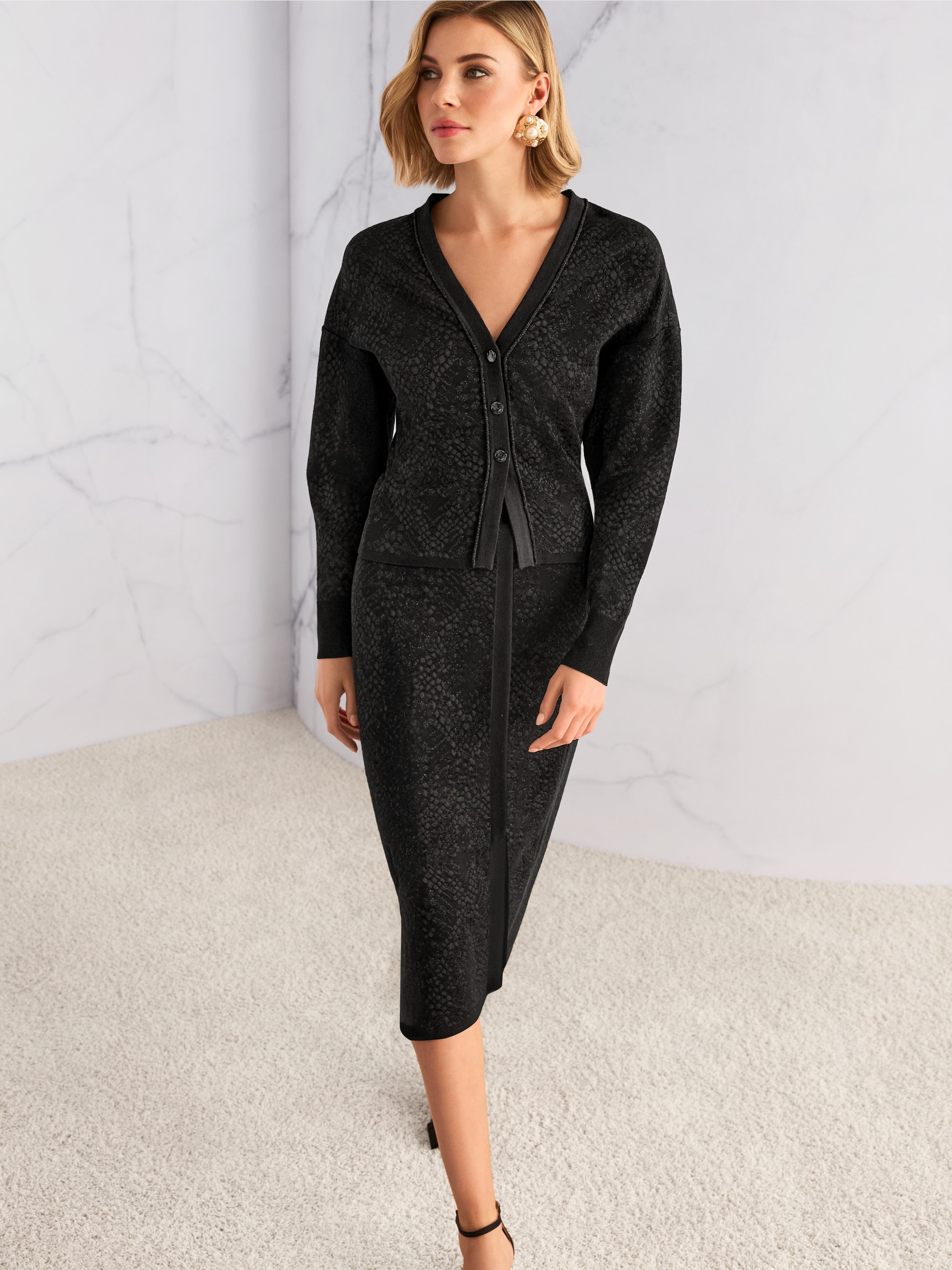 Cardigan tricoté en Allemagne