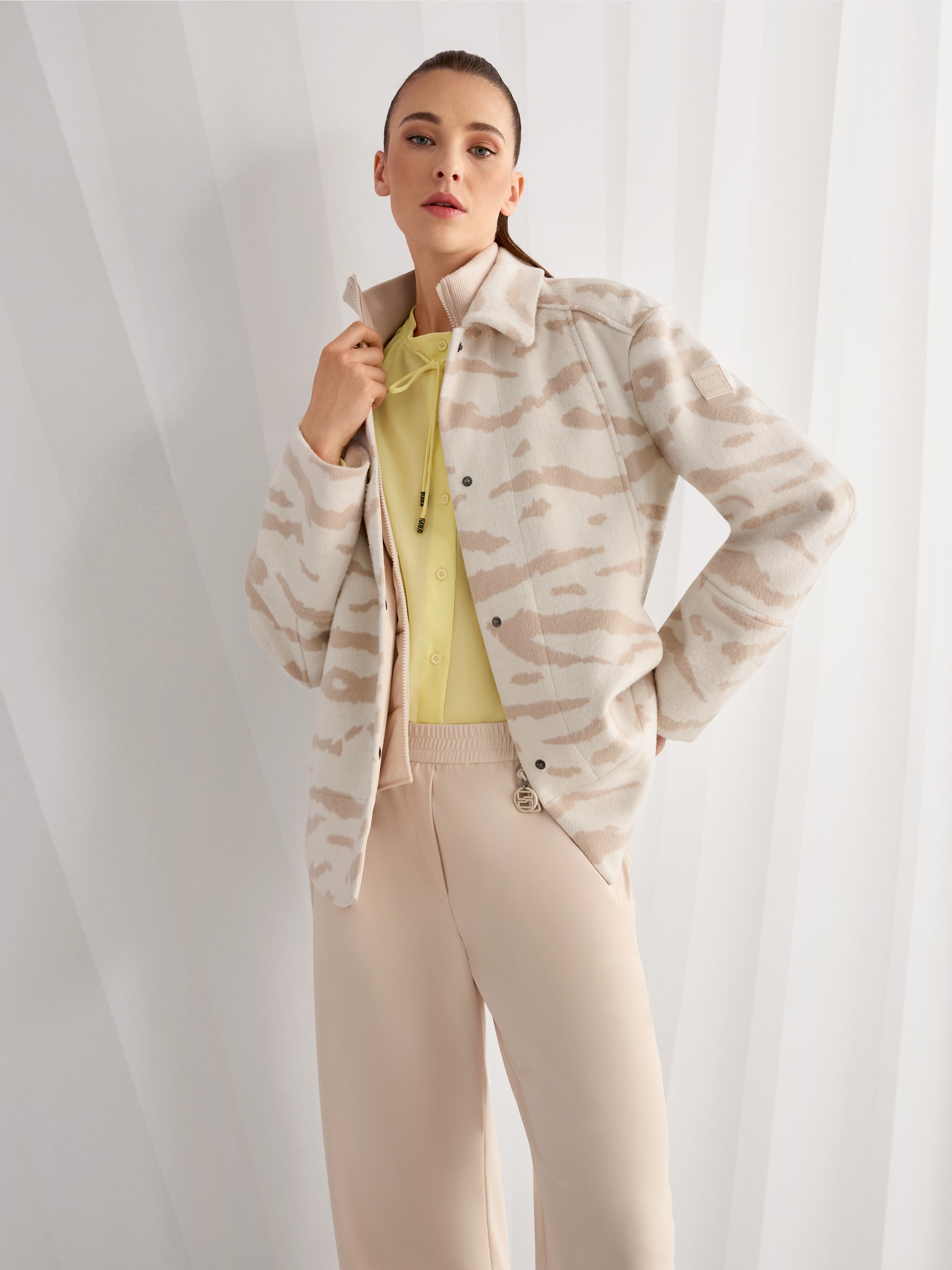 Chemise à imprimé animalier