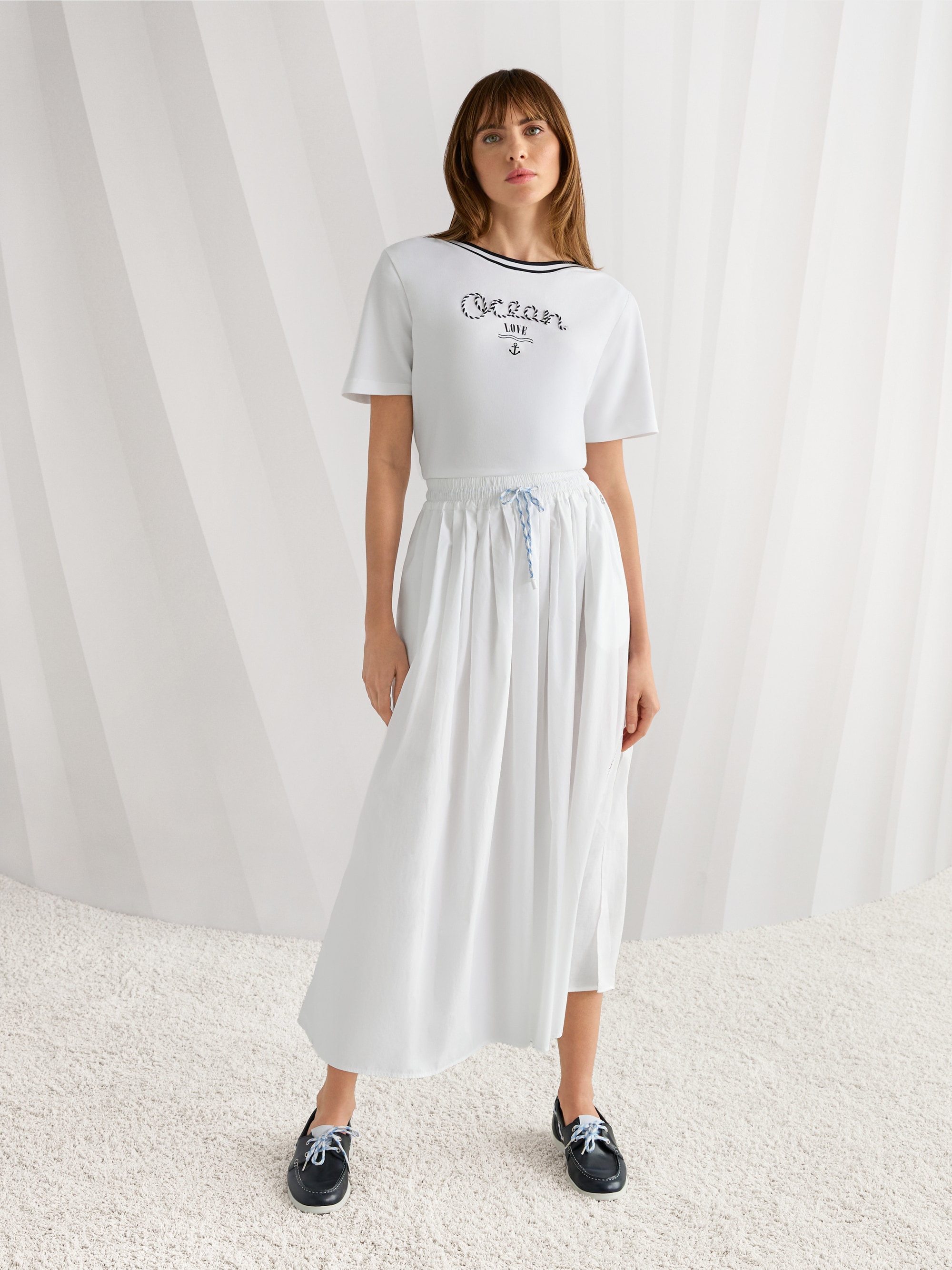 T-shirt with maritime print